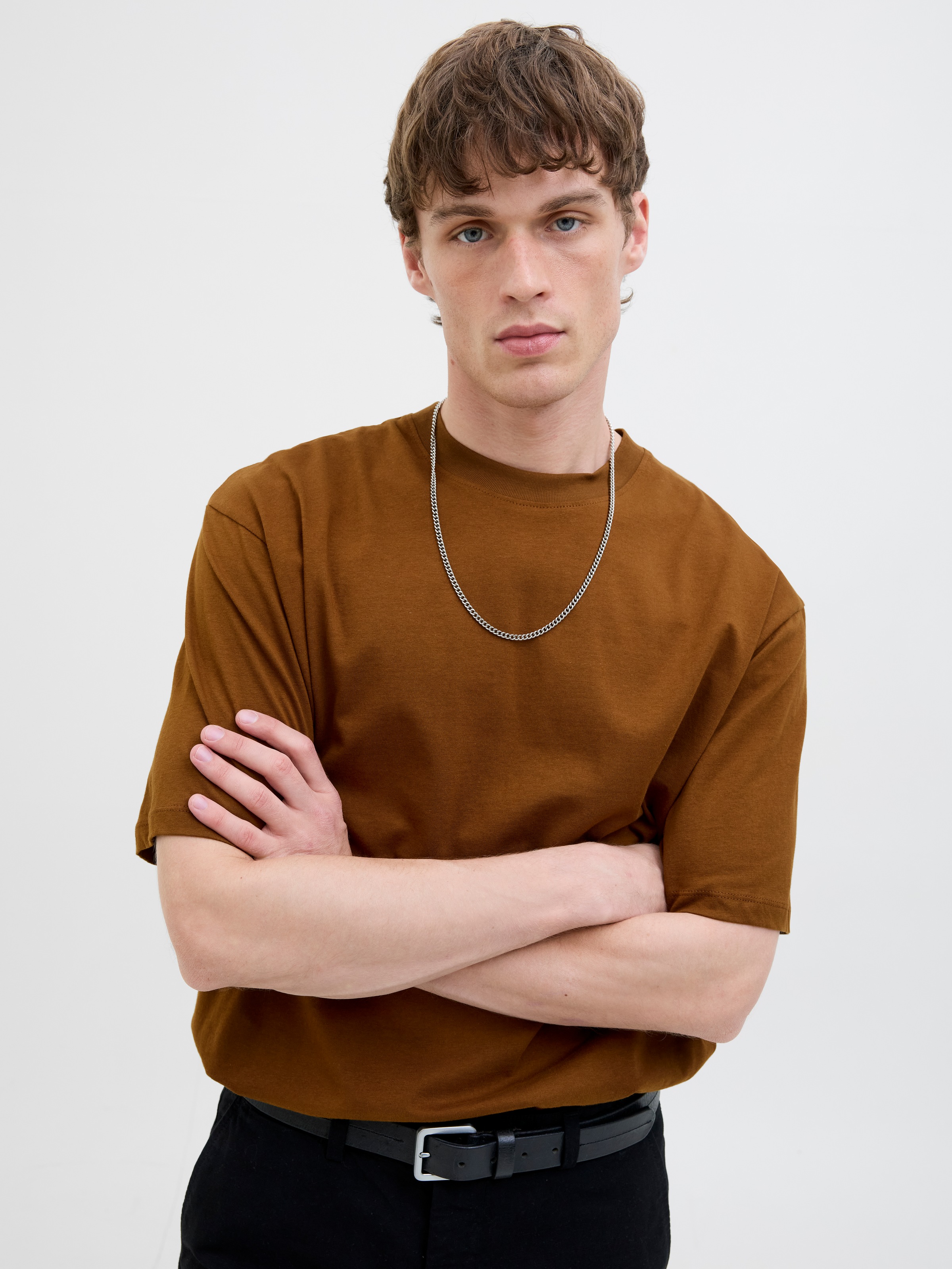 Jack & Jones "JJEBRADLEY Oversize T-Shirt mit klassischem Rundhalsausschnit günstig online kaufen