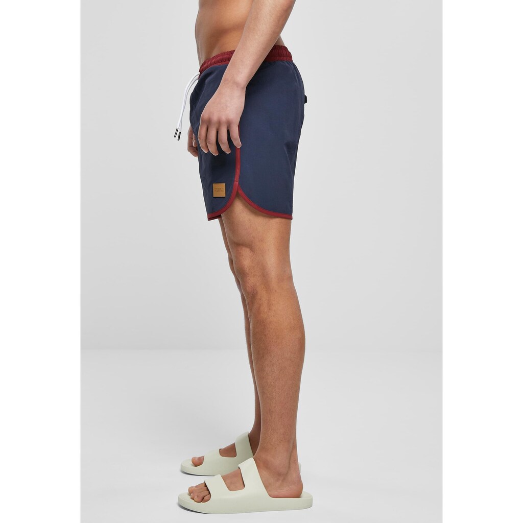 URBAN CLASSICS Badeshorts »Urban Classics Herren Retro Swimshorts«