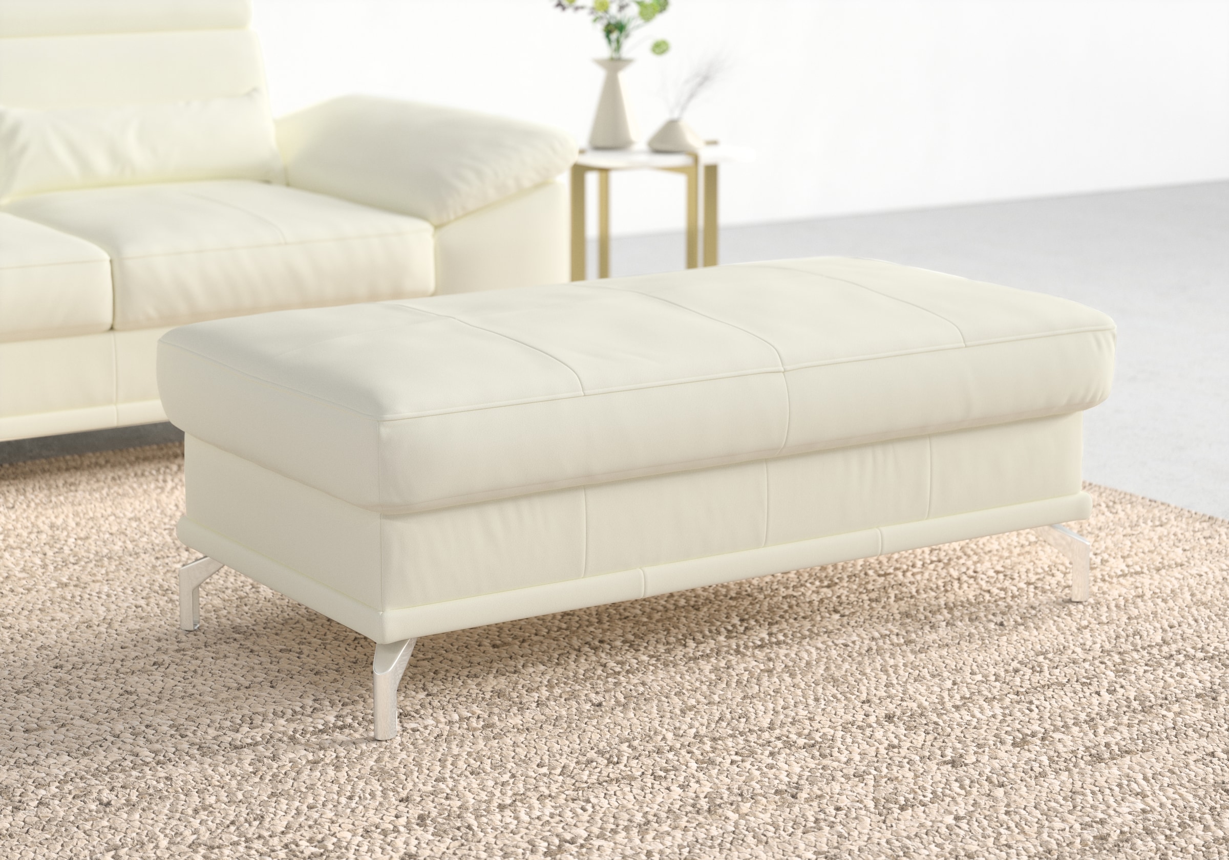 sit&more Hocker "Cabrio, B: 113 cm" individuell zu kombinieren, Federkern günstig online kaufen