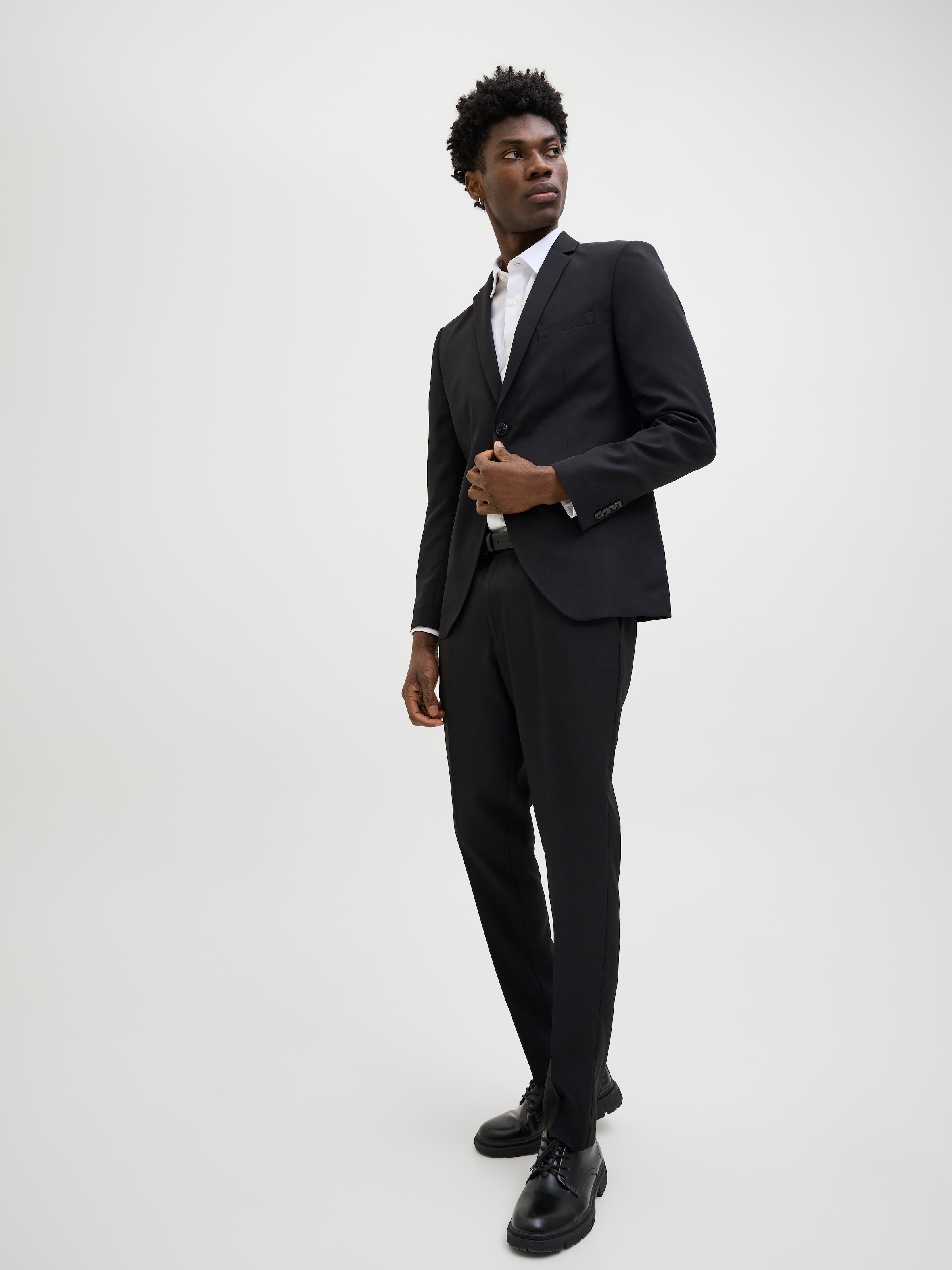 Jack & Jones Anzug »JPRCOSTA SUIT«, (Set, 2 tlg.), sehr schmal, mit fallendem Revers