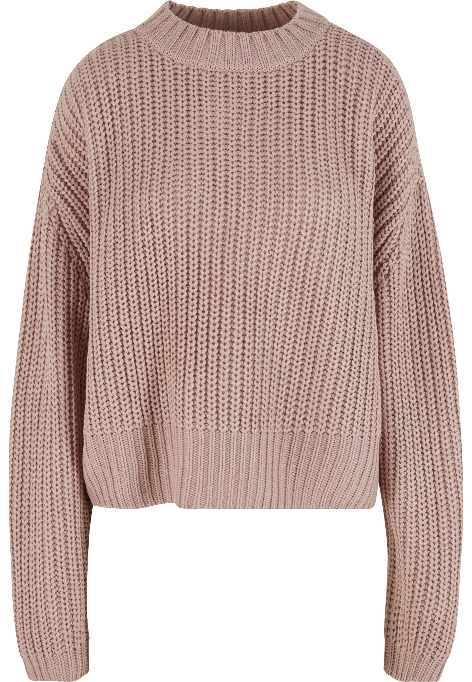 URBAN CLASSICS Rundhalspullover "Urban Classics Ladies Wide Basic Oversized günstig online kaufen