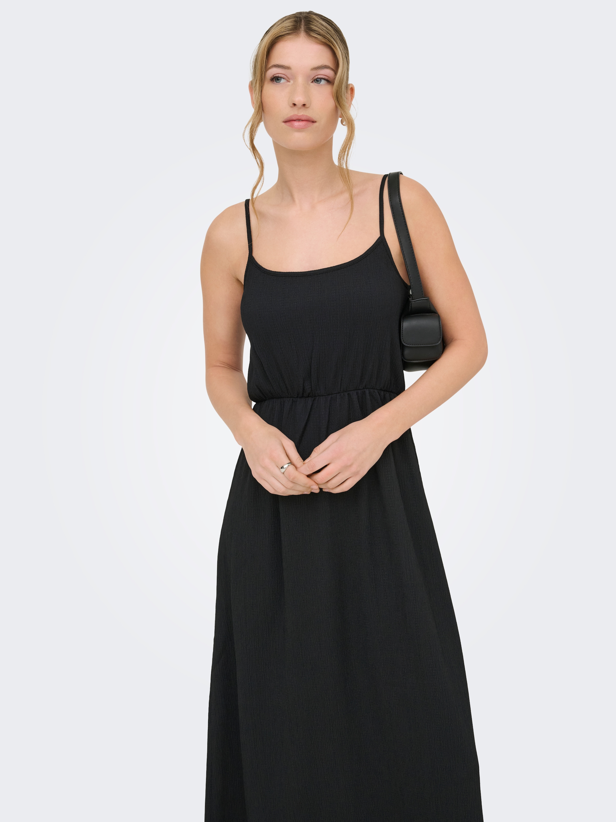 ONLY Maxikleid »ONLALTA S/L LONG STRAP DRESS PNT ZLO«