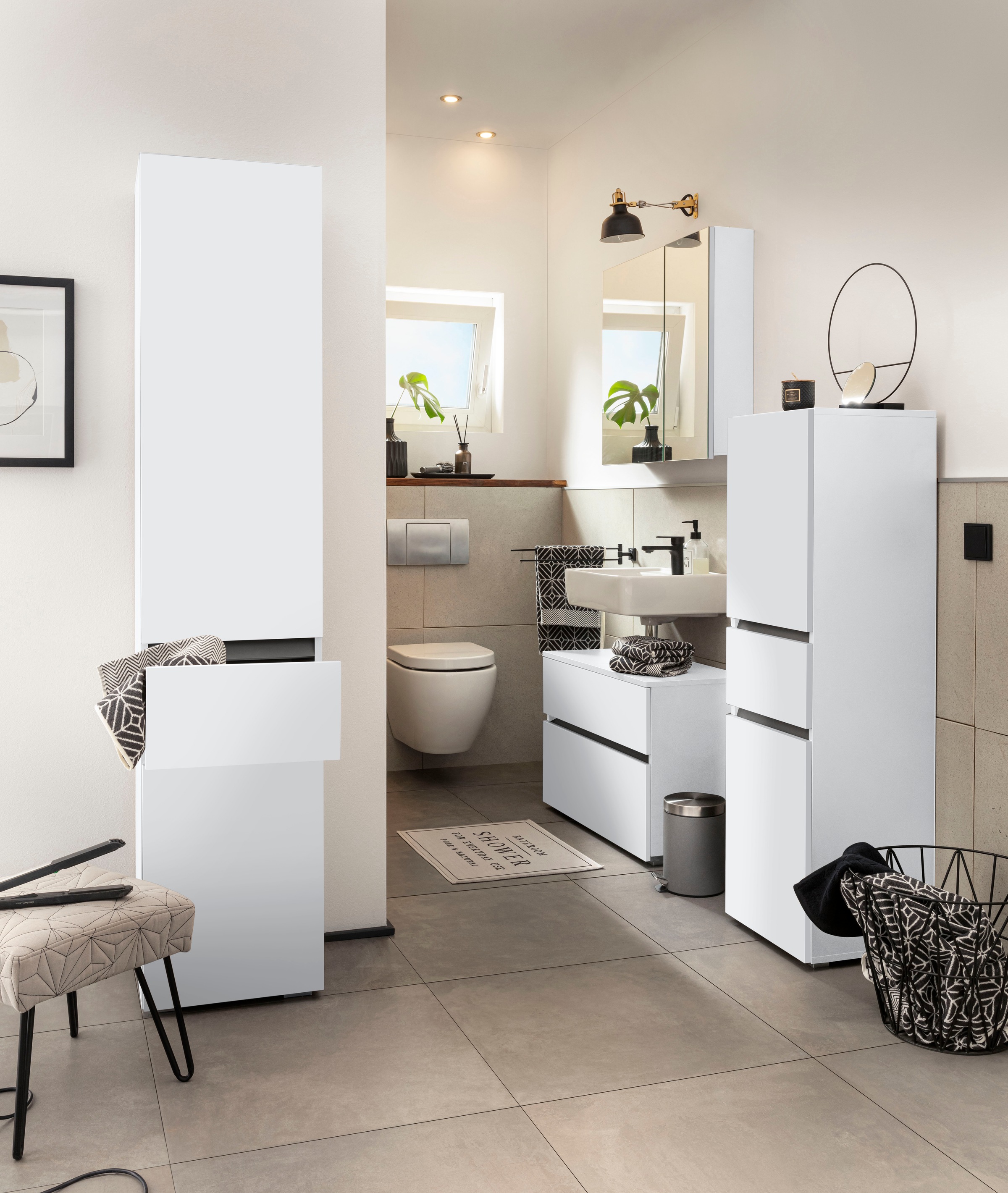 Thumbnail - Home affaire Spiegelschrank "Wisla" Breite 80 cm