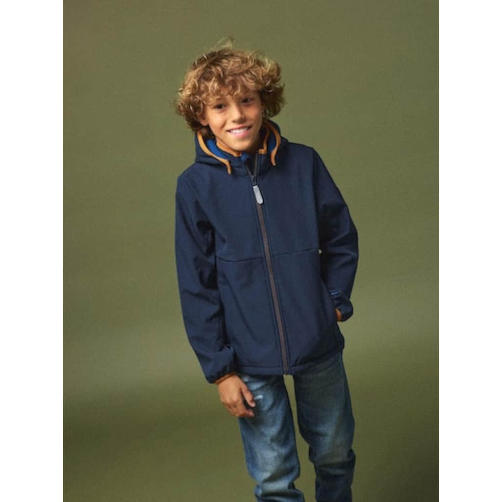 Name It Softshelljacke »NKMMALTA SOFTSHELL JACKET«, mit Kapuze