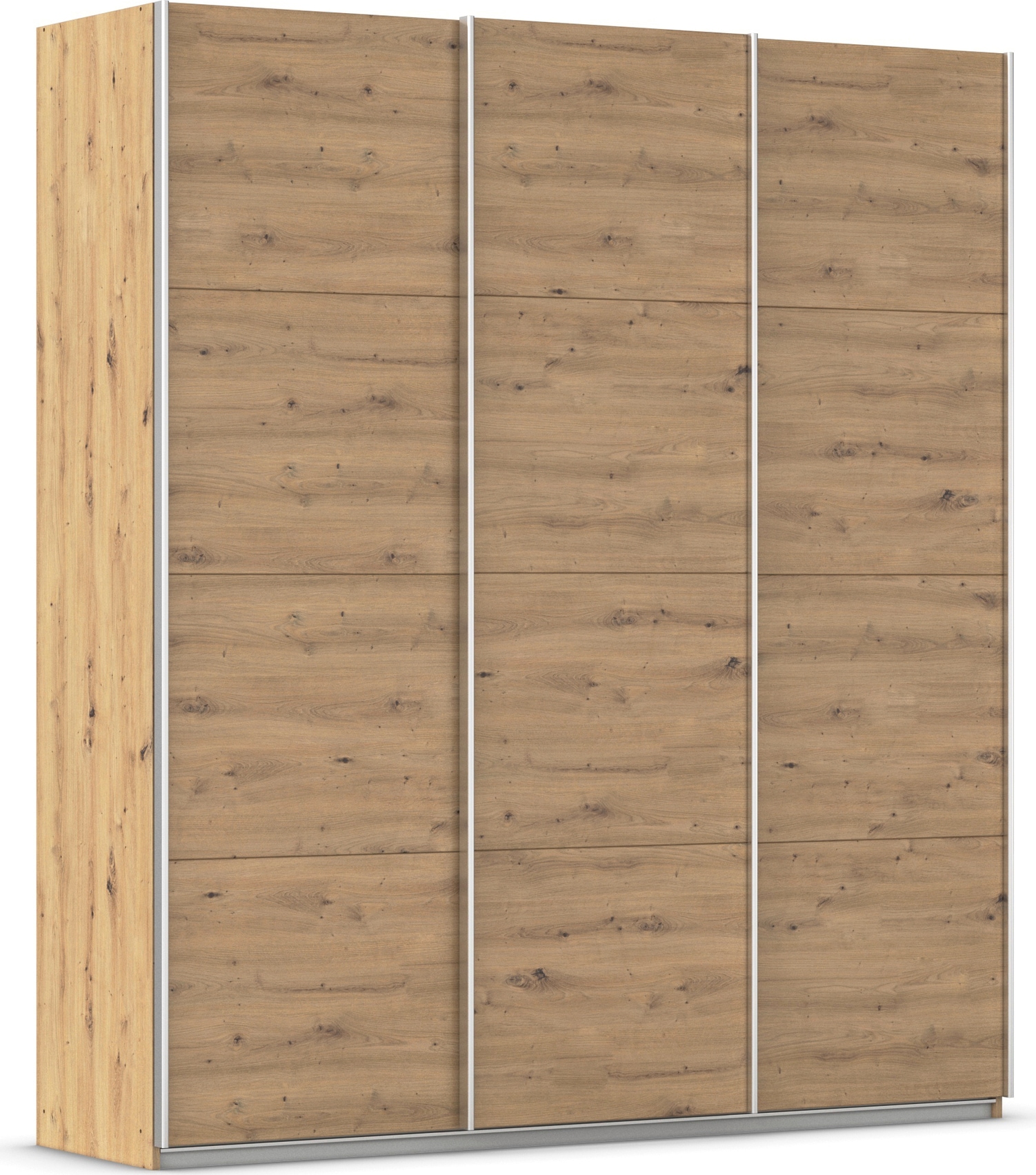 OTTO home Schwebetürenschrank "Kleiderschrank Schrank Garderobe AGORDO mit Dekor- oder Hochglanzfront" Breiten 203/271/315/360 cm in drei Griff-Farben - NEU: Farbe SCHWARZ, in 4 Breiten und 2 Höhen MADE IN GERMANY