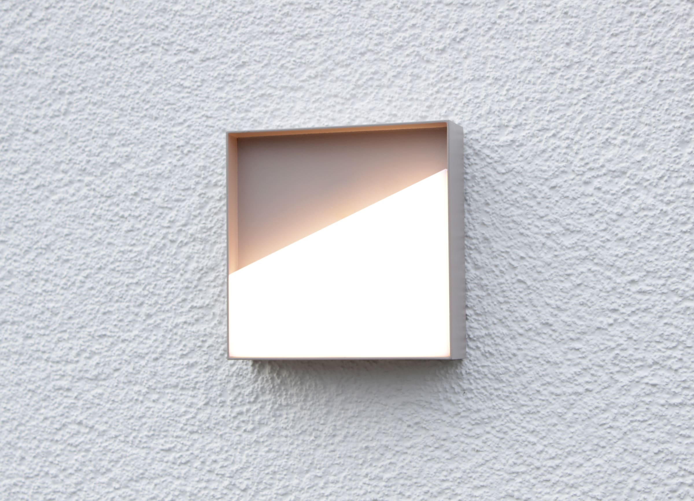 ECO-LIGHT LED Außen-Wandleuchte »LED-Wandleuchte MEG sandfarben«, 1 flammig, Leuchtmittel LED-Board | LED fest integriert, Akku-Licht für Innen & Außen