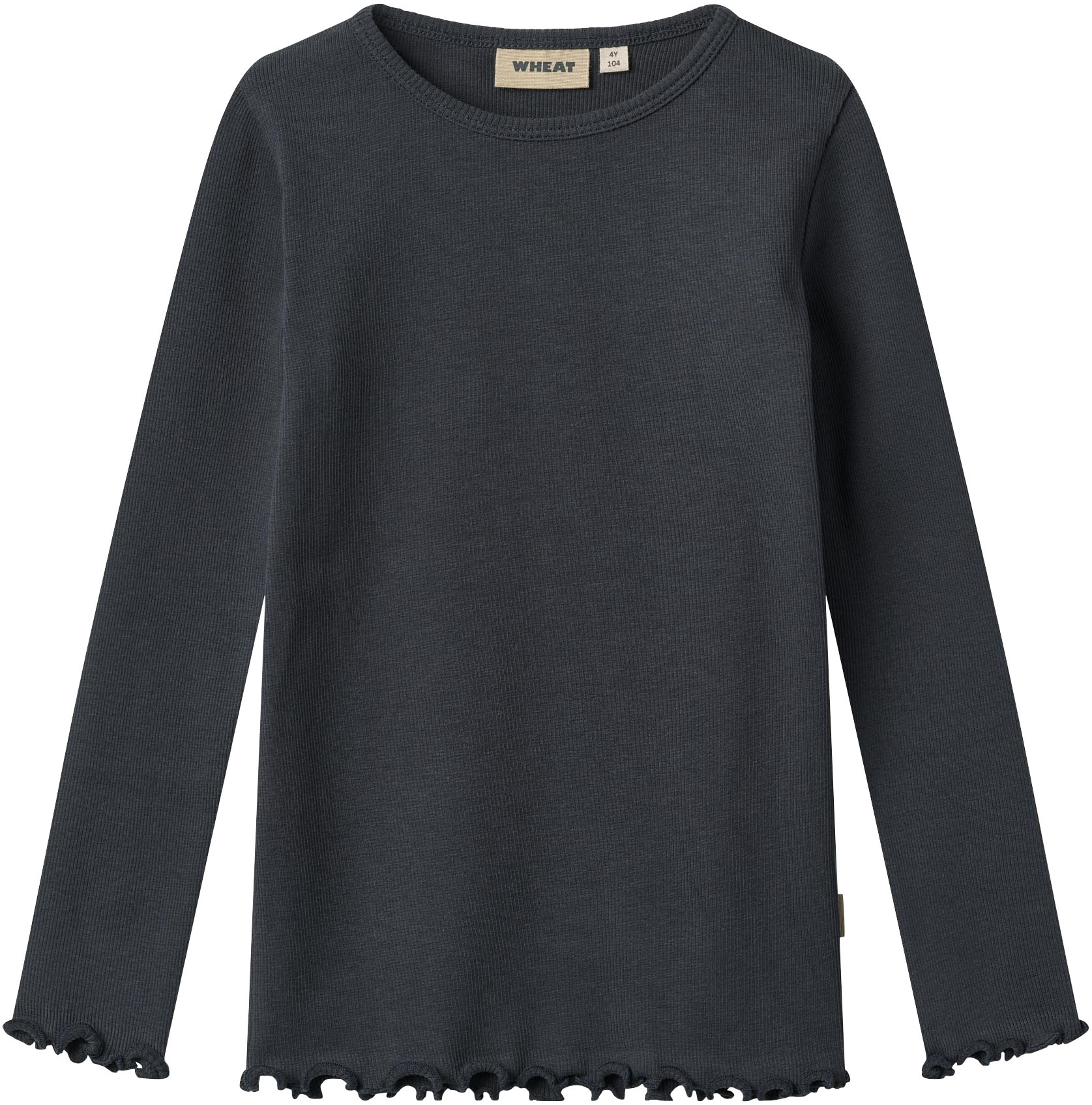 WHEAT Langarmshirt "Rib T-Shirt L/S Ida"