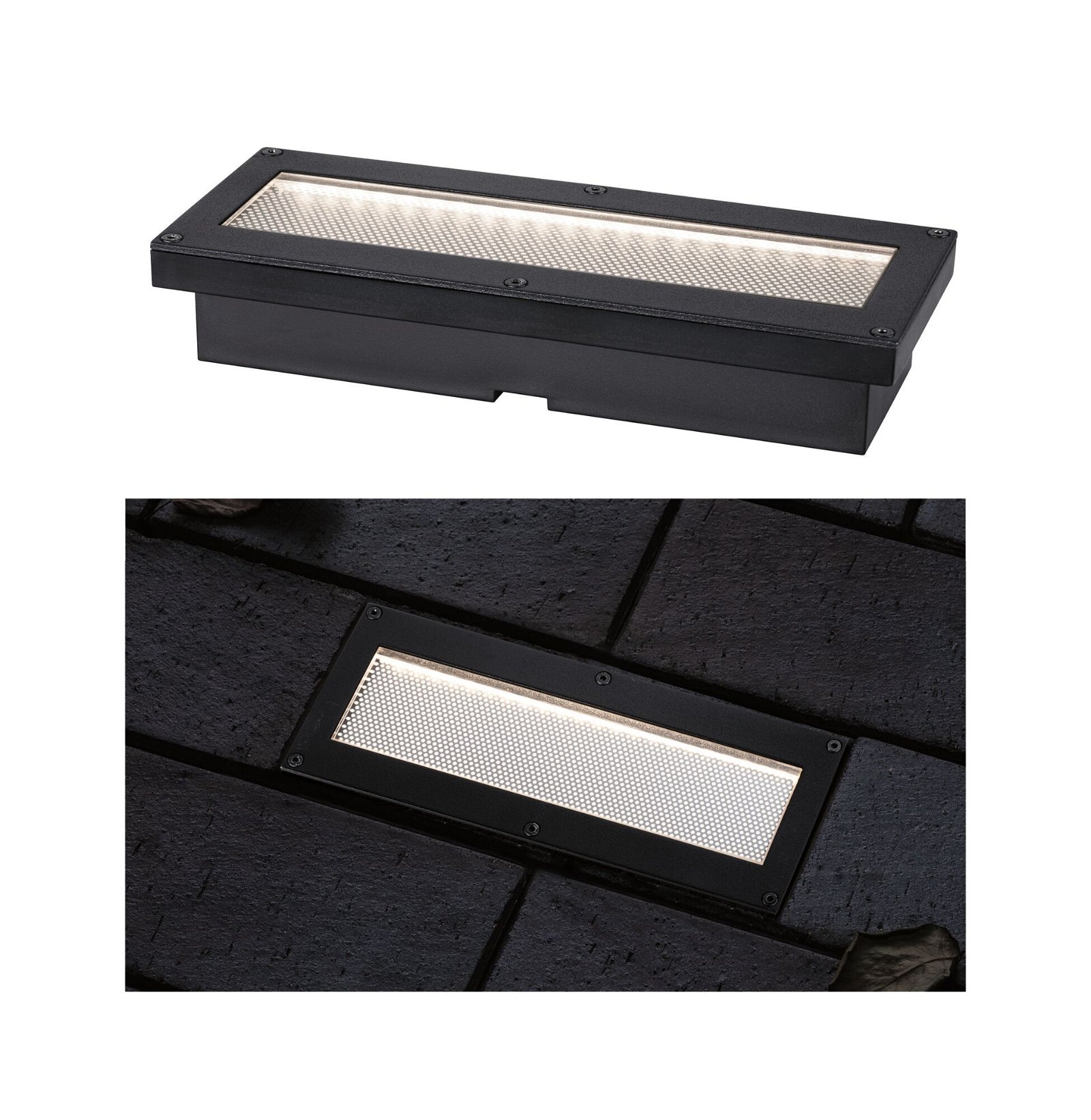 Paulmann LED Einbauleuchte »Solar Bodeneinbauleuchte Domenic IP67 3000K 0,12lm Schwarz«, 1 flammig