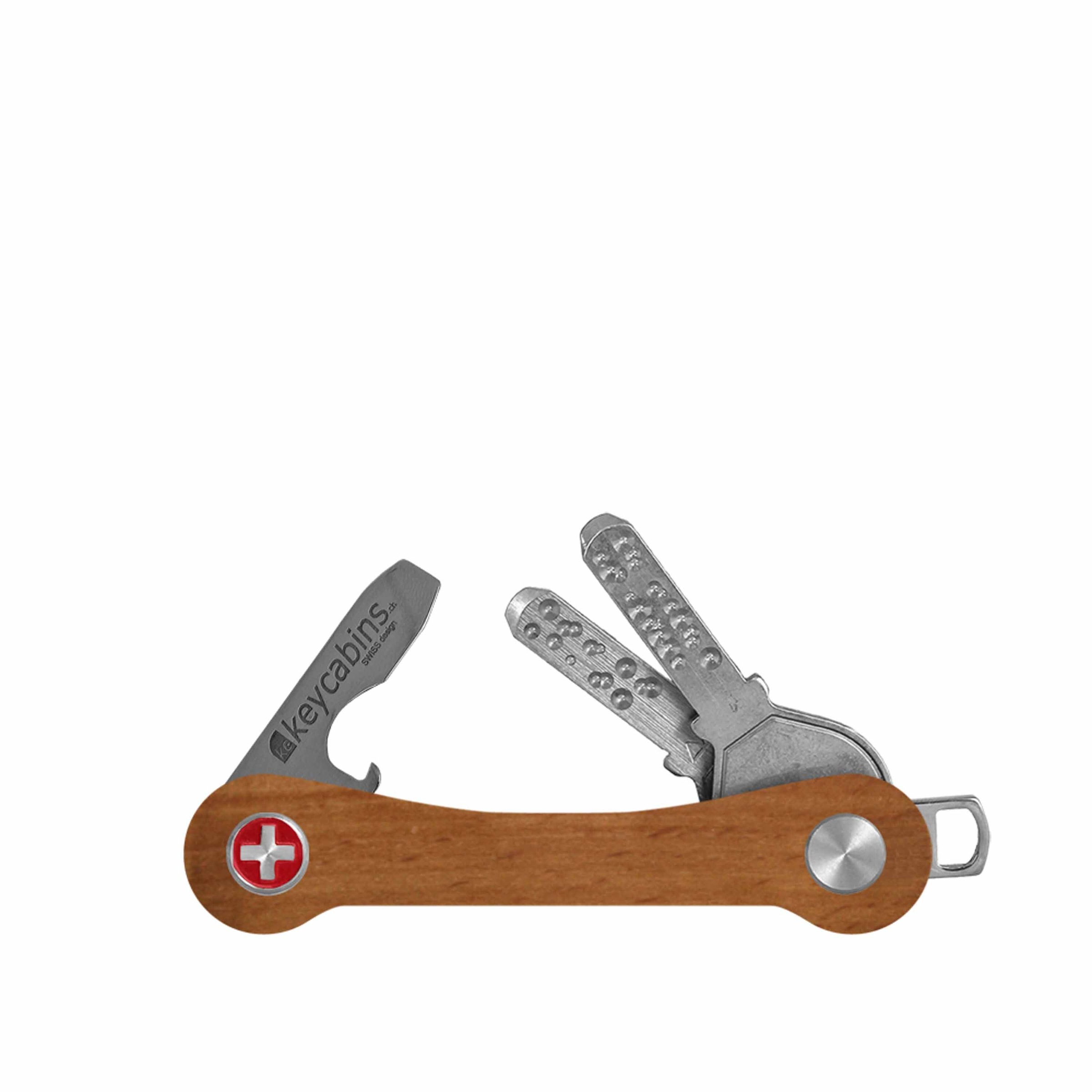 keycabins Schlüsselanhänger »Wood«, SWISS Made