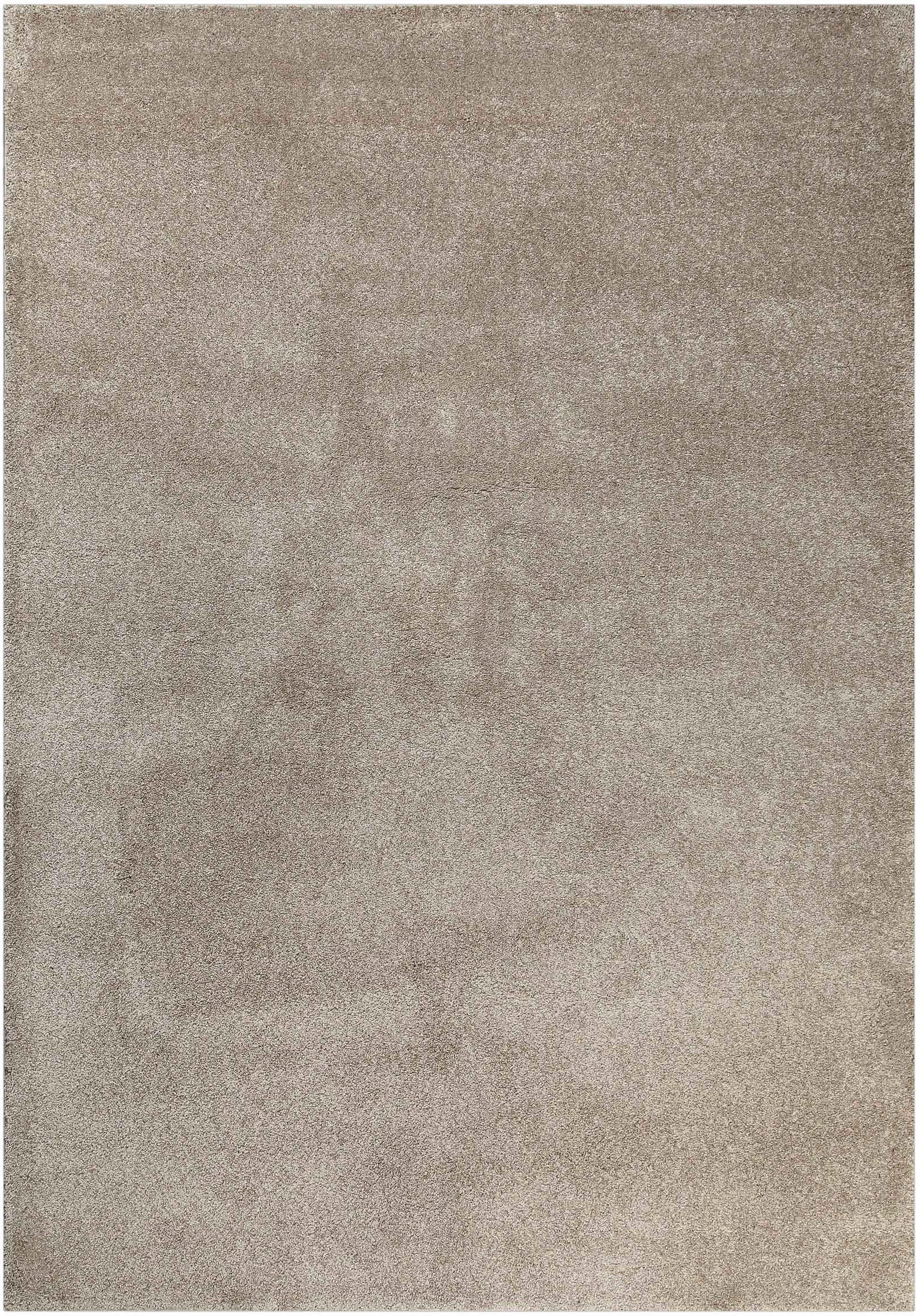Hochflor-Teppich OTTO HOME "Yvaine, auch als Läufer erhältlich", beige (sand), B:120cm H:25mm L:170cm, Polyester, Teppiche, Langflor, Shaggy, dichter weicher Hochflor, meliert, Wohnzimmer 3