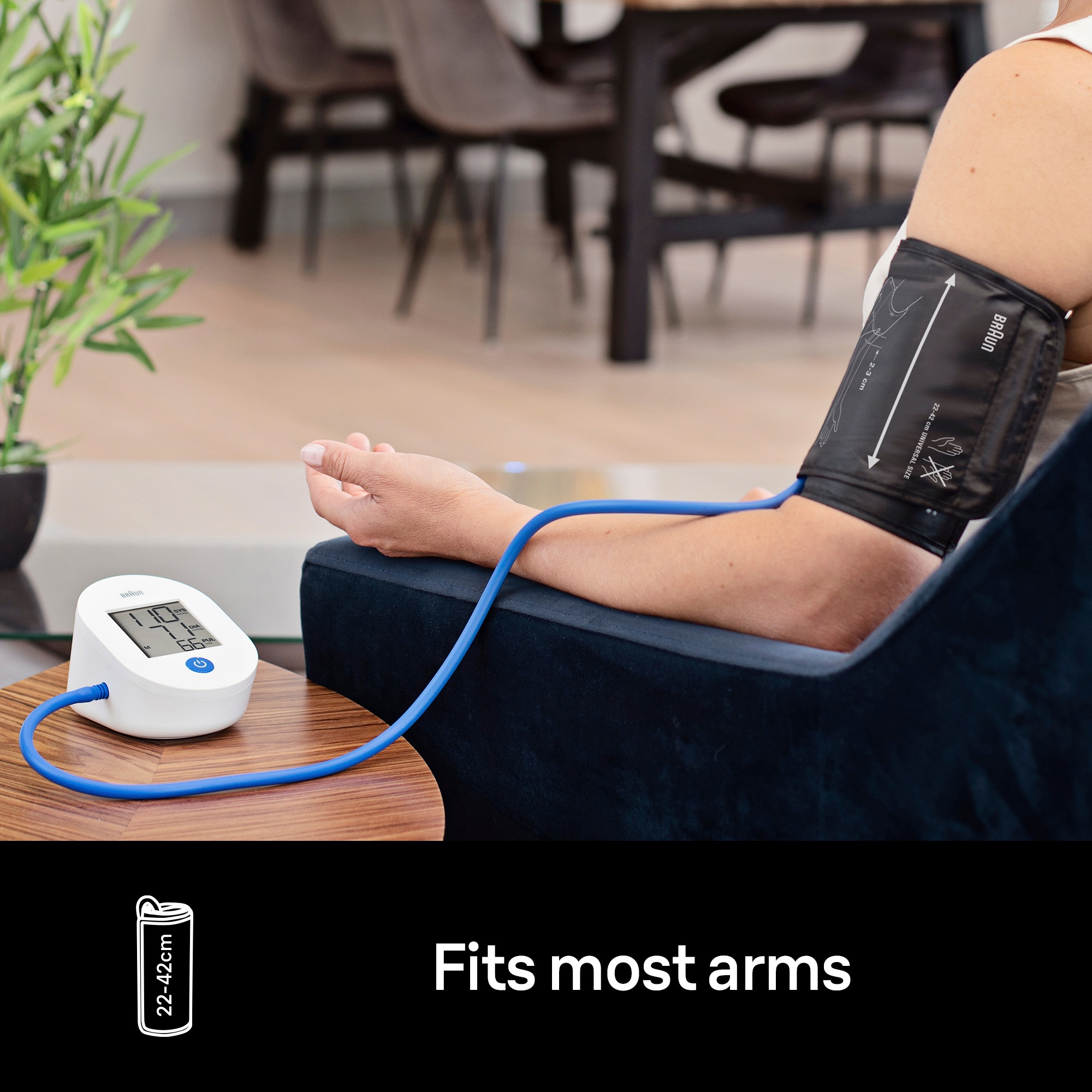 Thumbnail - Braun Oberarm-Blutdruckmessgerät "ExactFit 1E BUA4000EU" Einfache Bedienung, leicht ablesebares Display, Universalmansch...