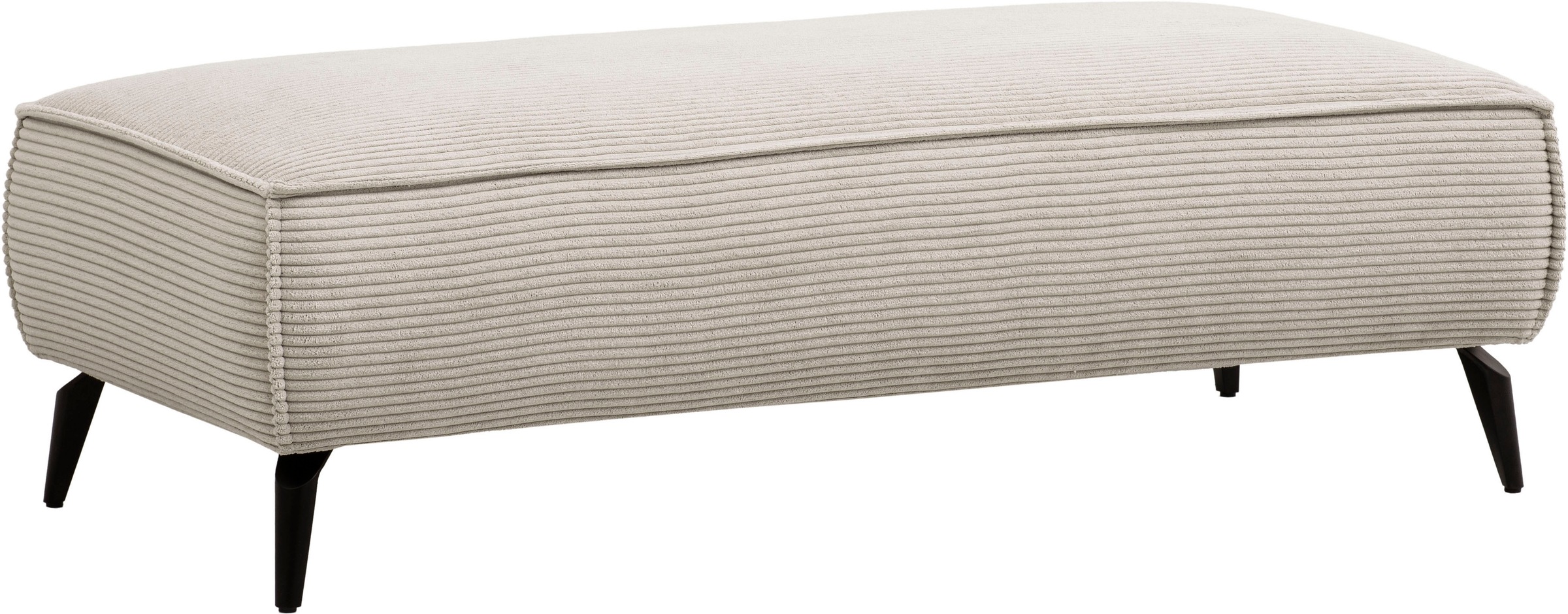 Home affaire Hocker "TVINNU, mit Kedernaht, Cord u. Flachgewebe" zur Serie günstig online kaufen