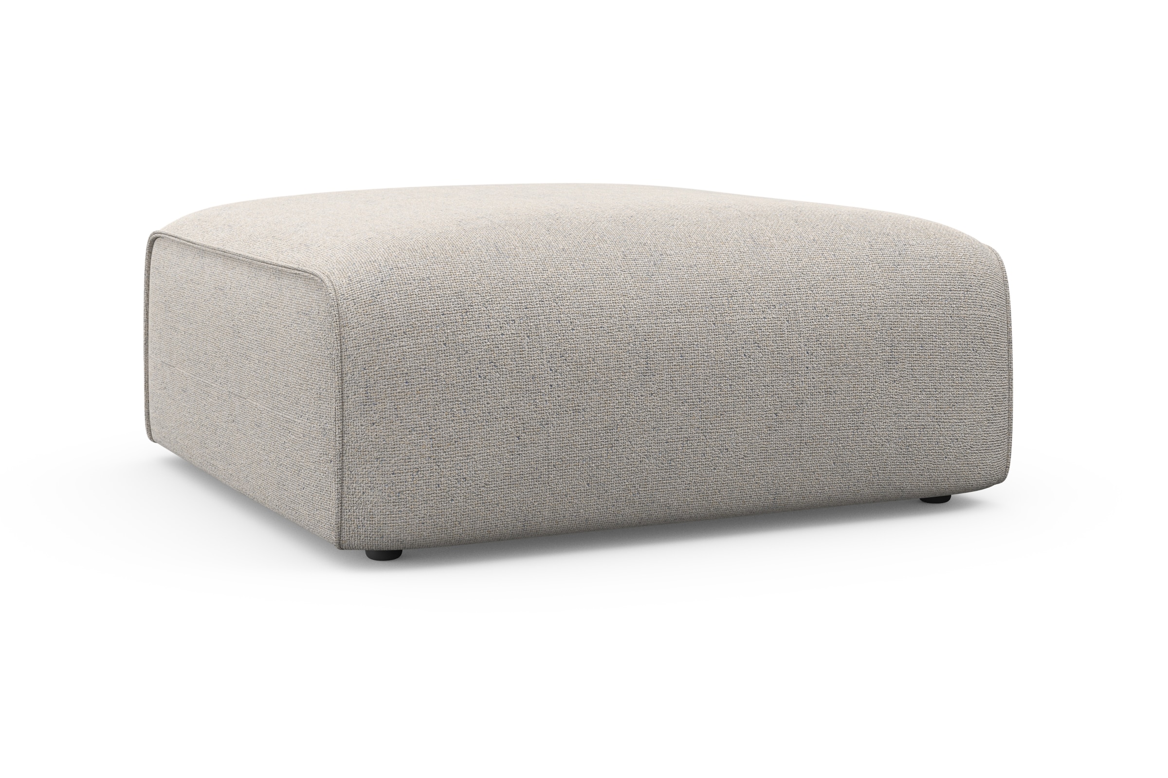 OTTO home Polsterhocker "Merid Sitzhocker, Maße B/T/H: 97/97/43 cm" als Modul oder separat verwendbar, für individuelle Zusammenstellung