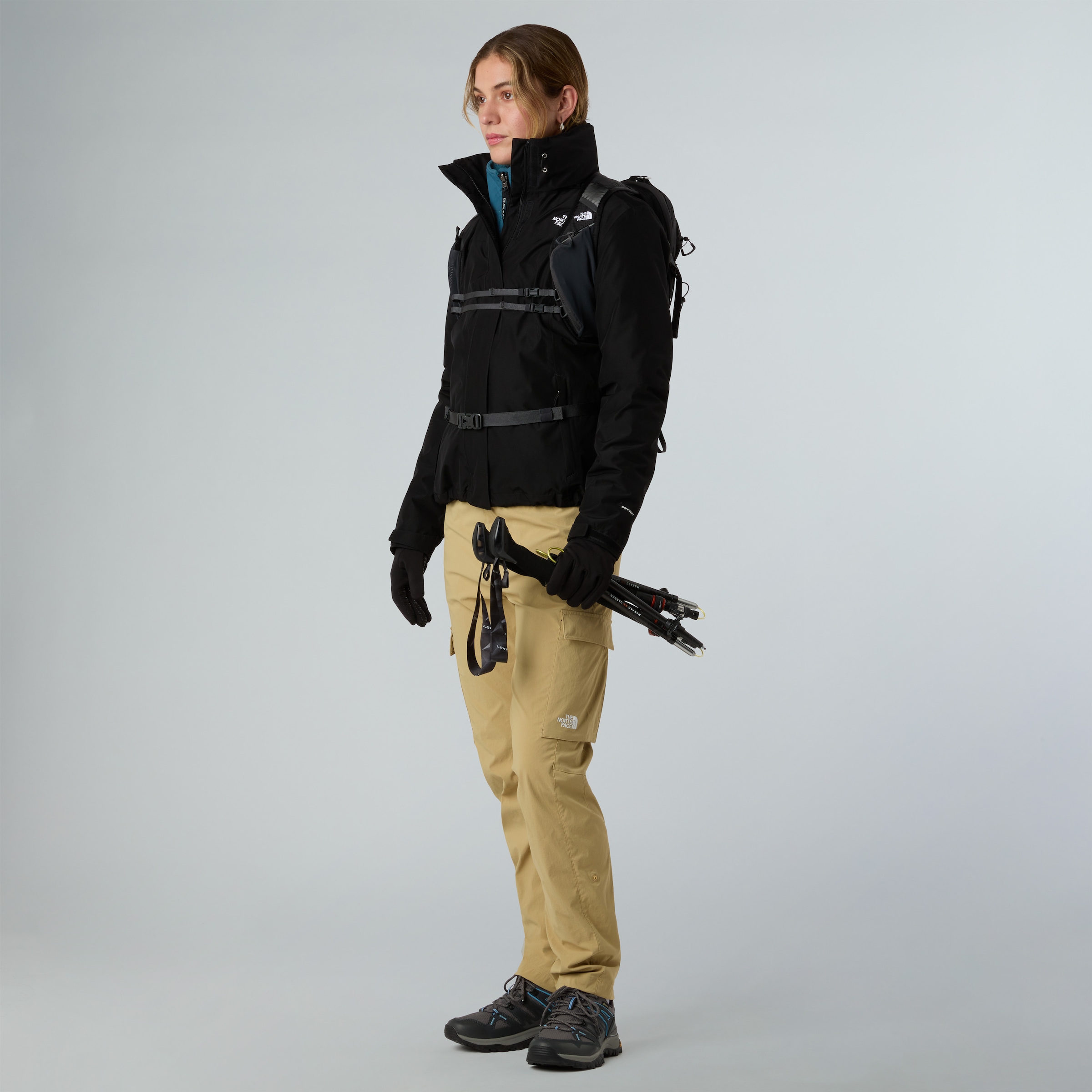 The North Face Funktionsjacke »W SANGRO JACKET«, (1 St.), Wasserdicht, winddicht, leicht – Übergangsjacke