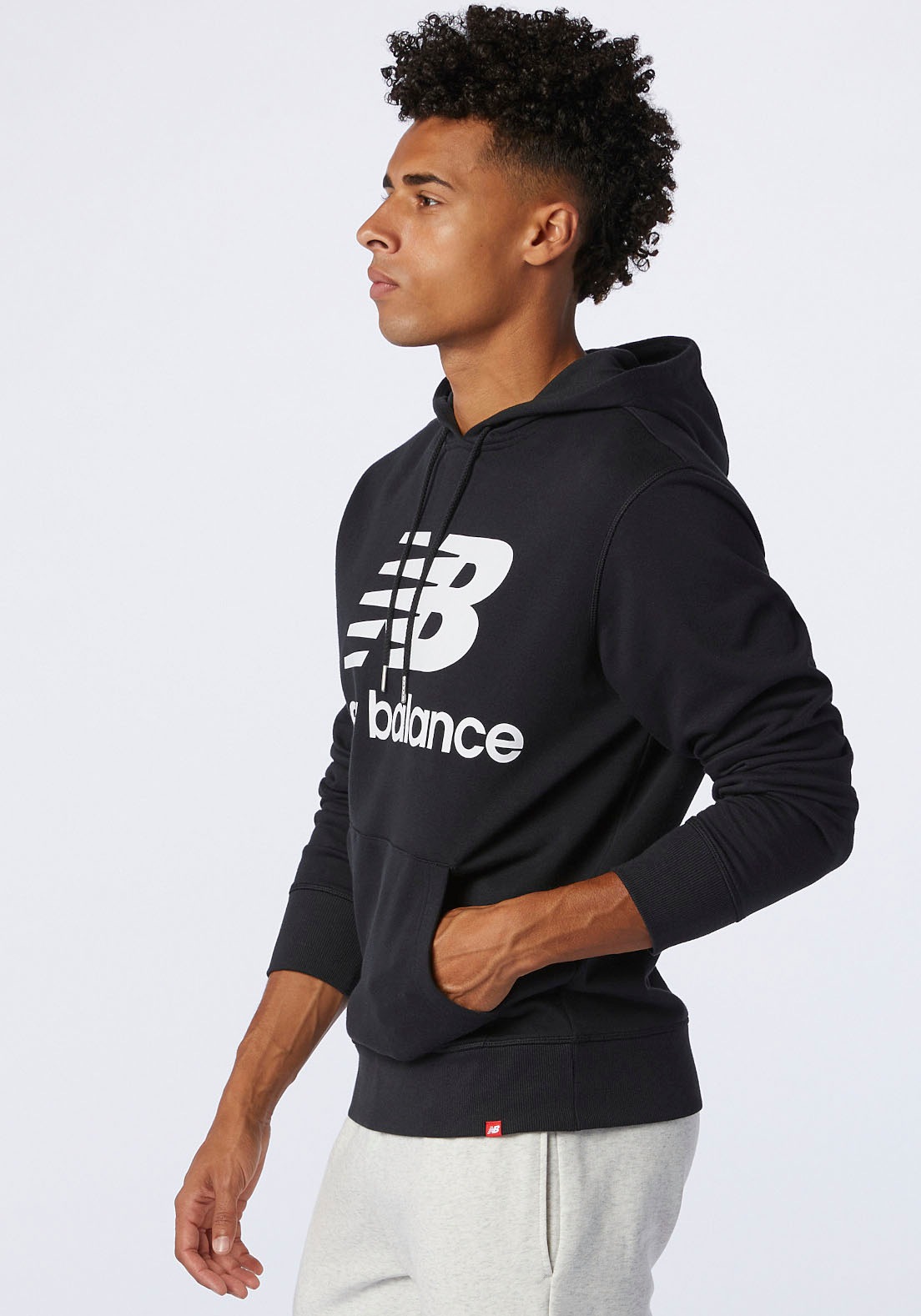 New Balance Kapuzensweatshirt LOGO FLEECE HOODIE« STACKED ESSENTIALS »NB | kaufen BAUR ▷