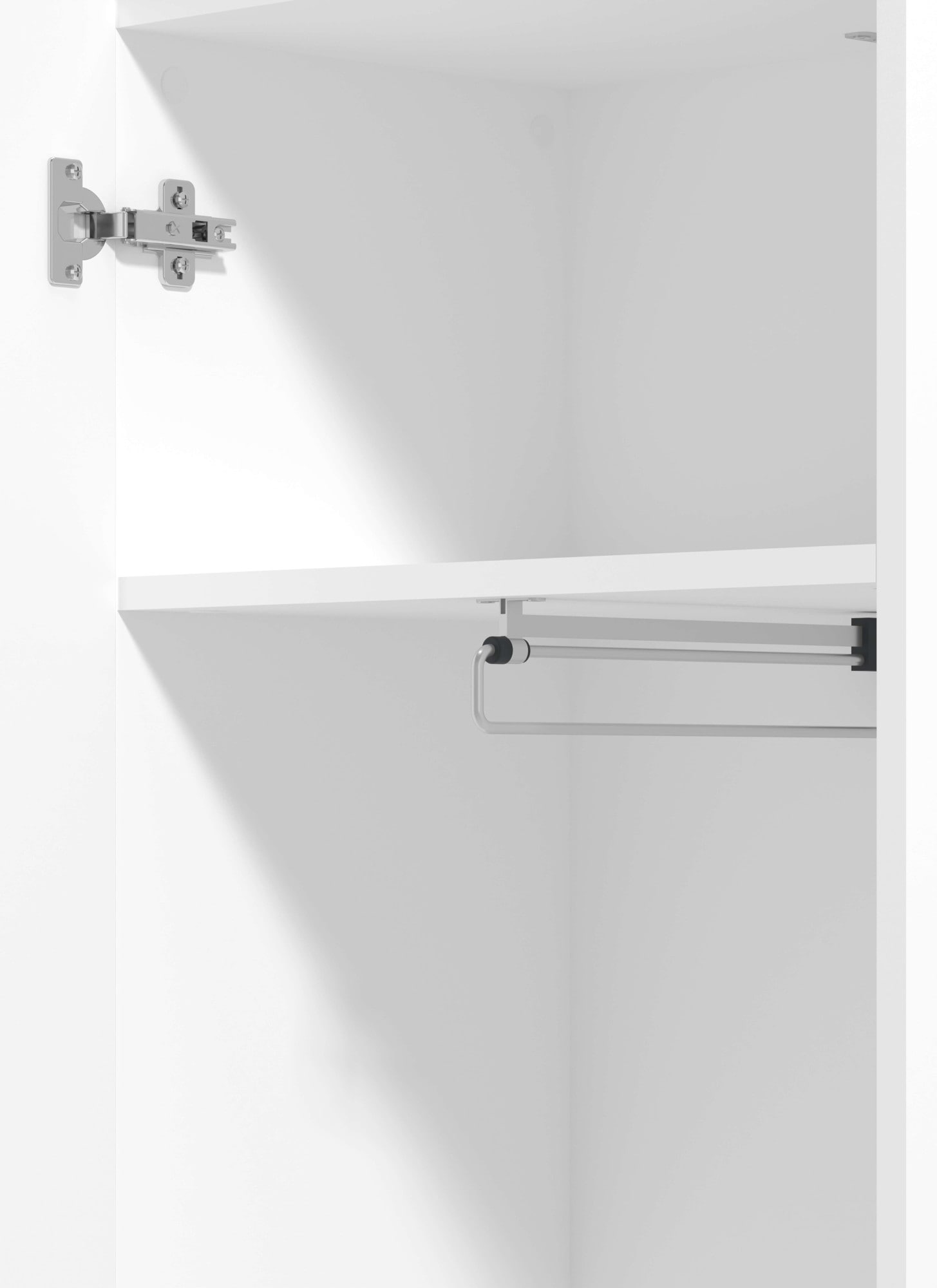 Home affaire Garderoben-Set »Sein Kompaktgarderobe, Flurgarderobe, Dielenschrank, Hochglanzfronten«, (Komplett-Set, 5 St.), Gardreobenschrank, Schuhschrank, Sitzbank, Garderobenpaneel & Spiegel