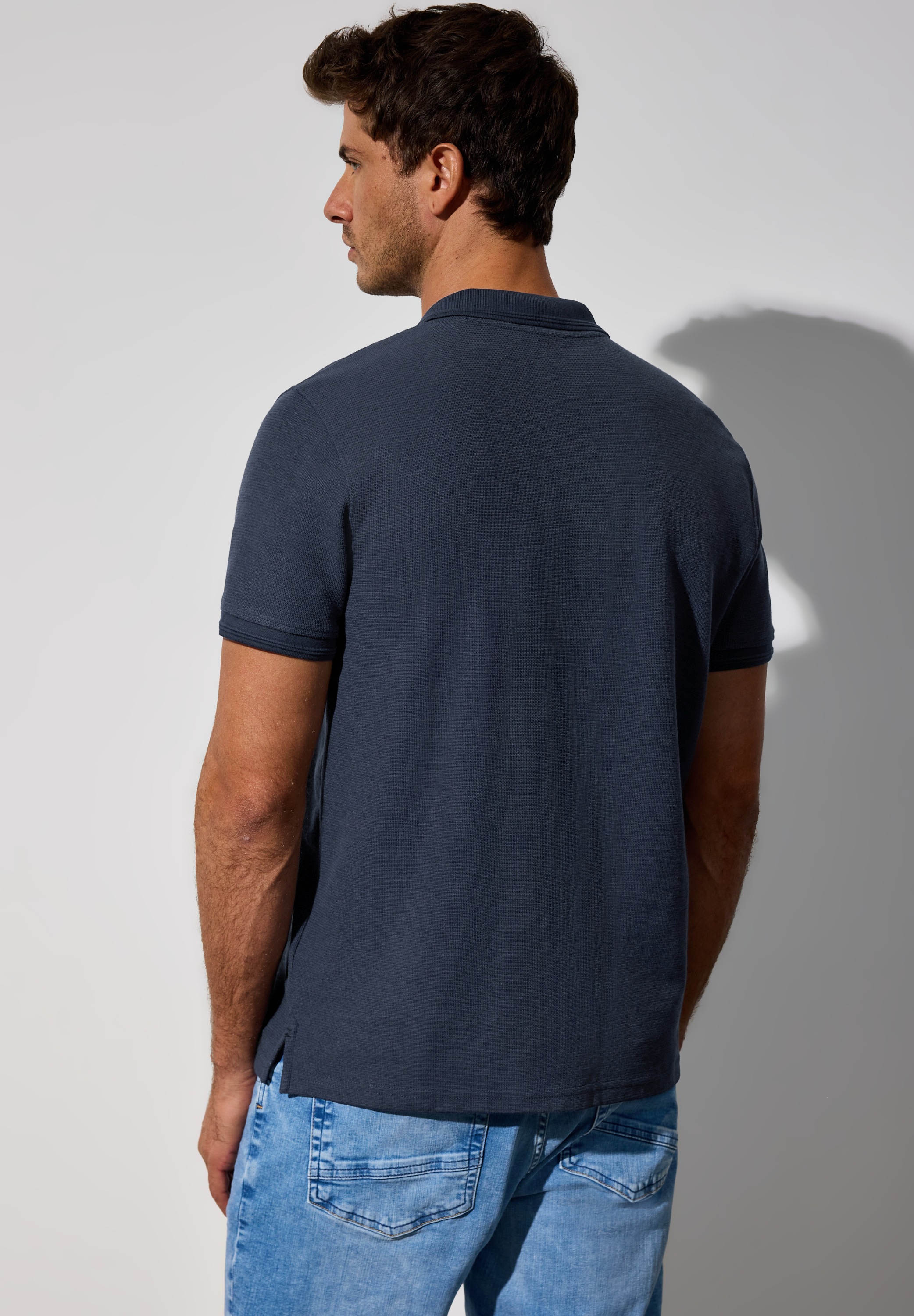 STREET ONE MEN Poloshirt, im soften Baumwoll-Mix