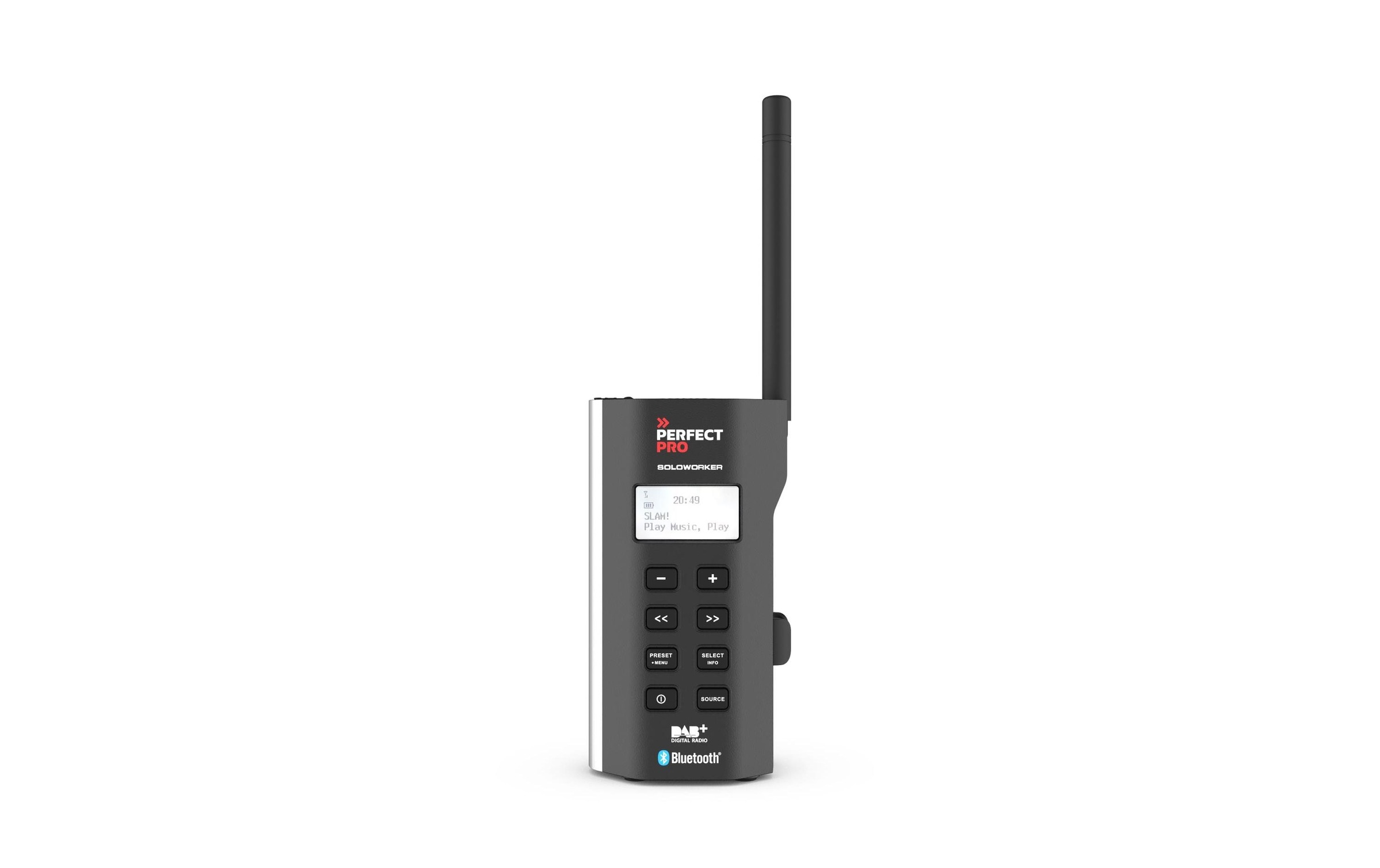 PerfectPro Digitalradio (DAB+) »SOLOWORKER« ( ) Display, Equalizer, Senderspeicher