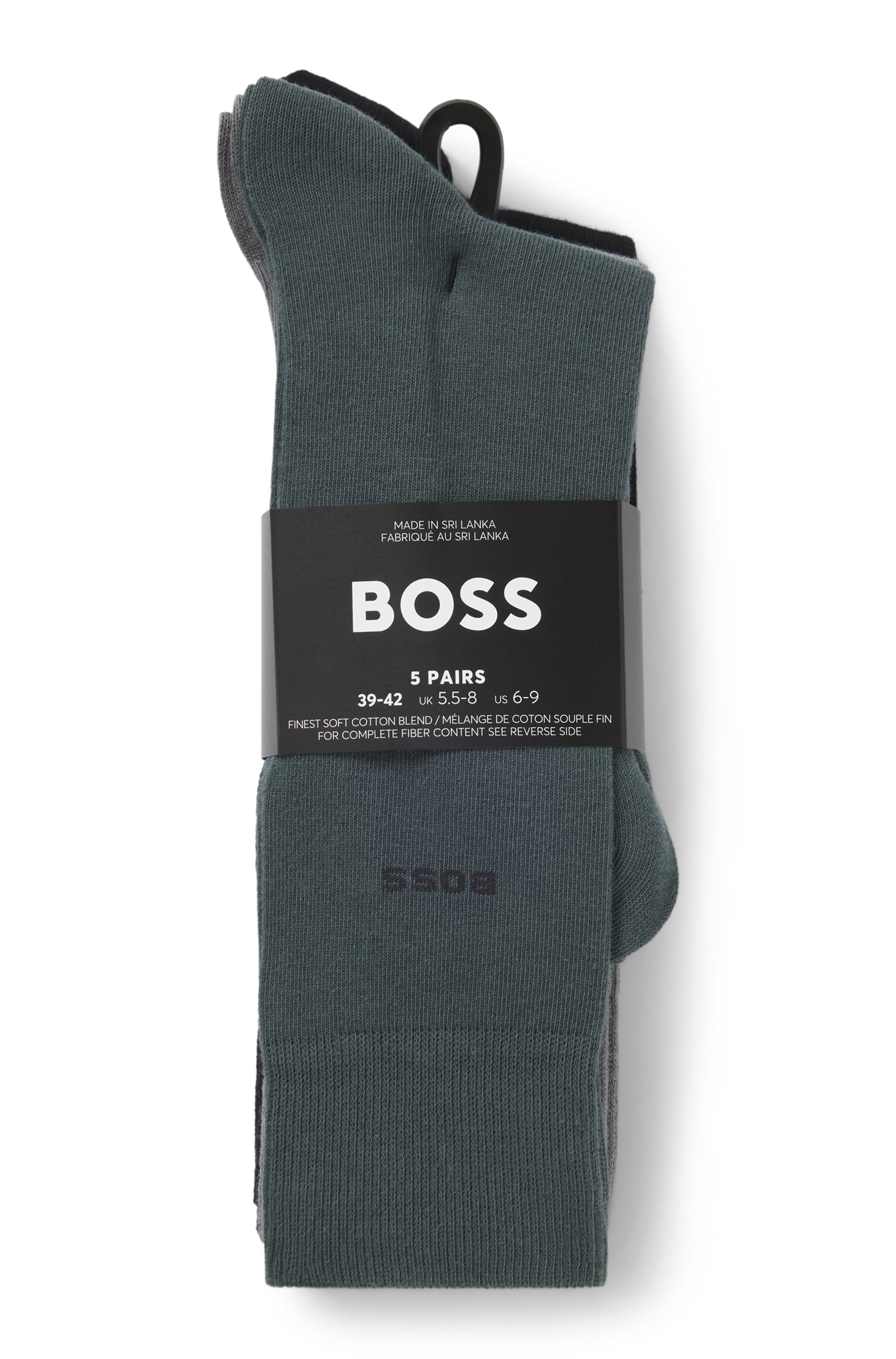 BOSS Socken "5P Uni Color CC", (5 Paar), in klassischer Unifarbe günstig online kaufen