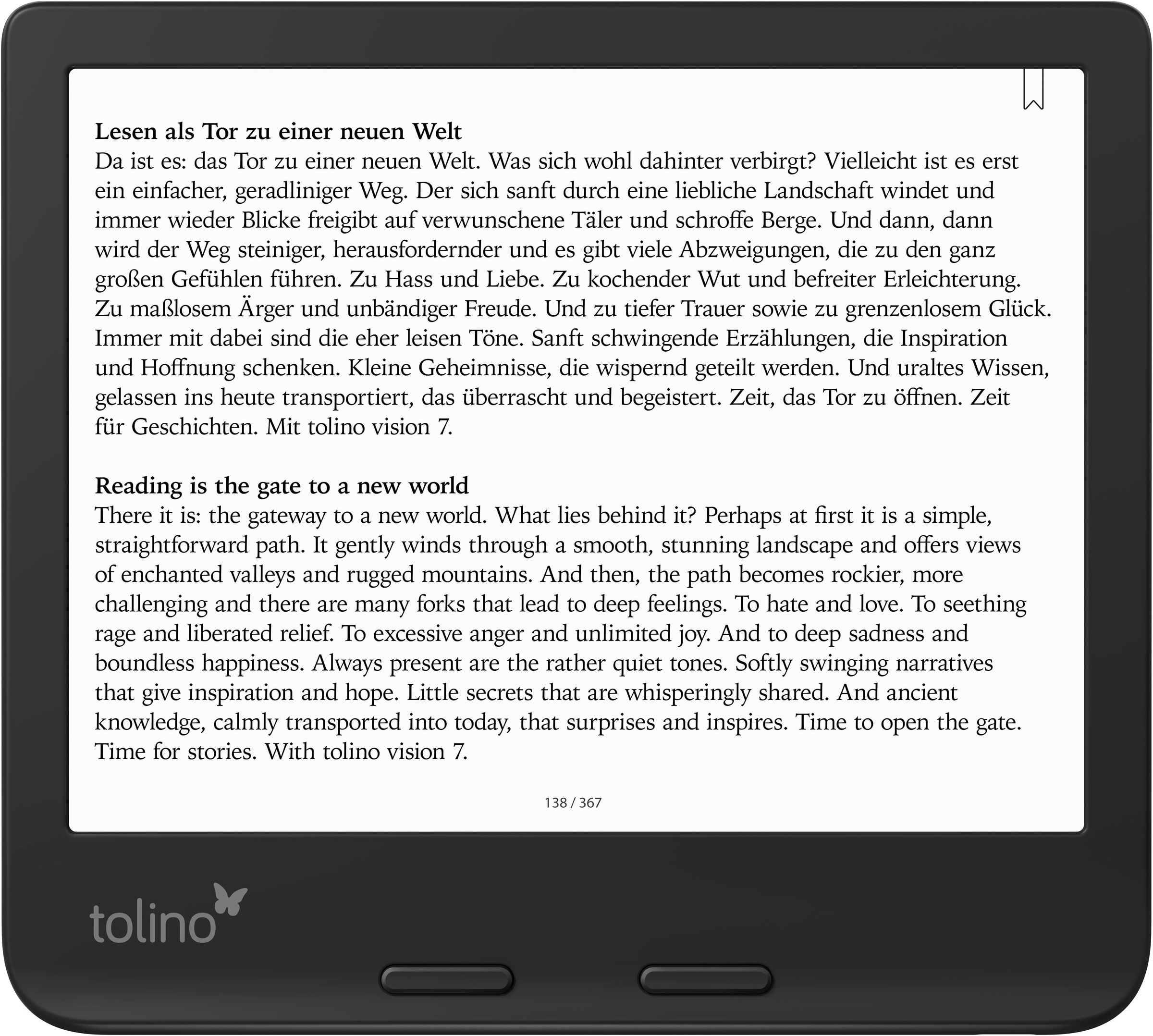 Tolino E-Book »vision color«