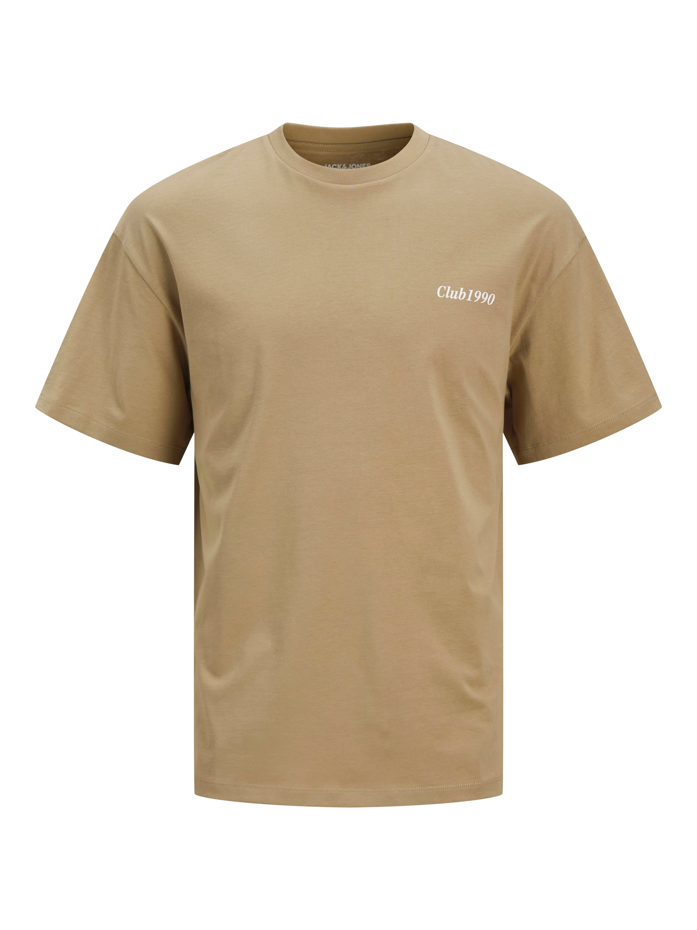 Jack & Jones Rundhalsshirt »JJEBRADLEY GRAPHIC TEE SS O-NECK NOOS«, mit Front und Back Print