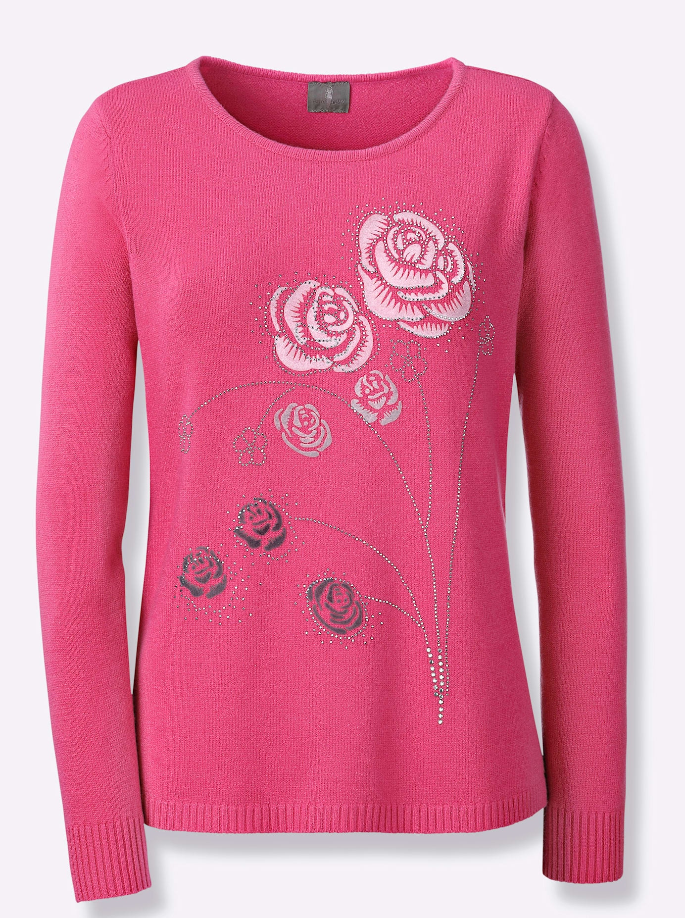 Lady Rundhalspullover »Pullover«