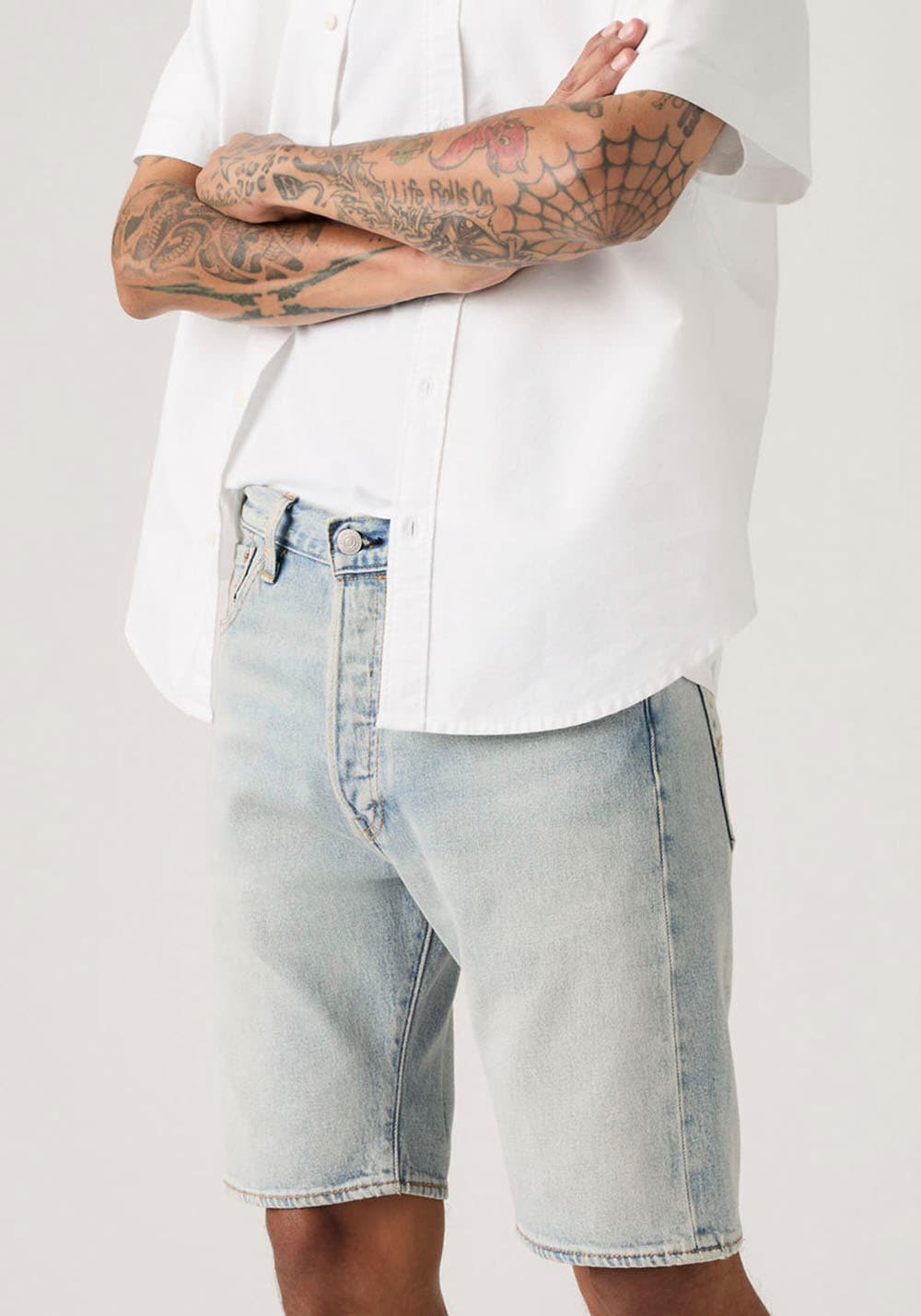 Levis 1100000002199 "501 ORIGINAL SHORTS" Jeans-Bermudas mit Stretch, der Klassiker 501 ORIGINAL