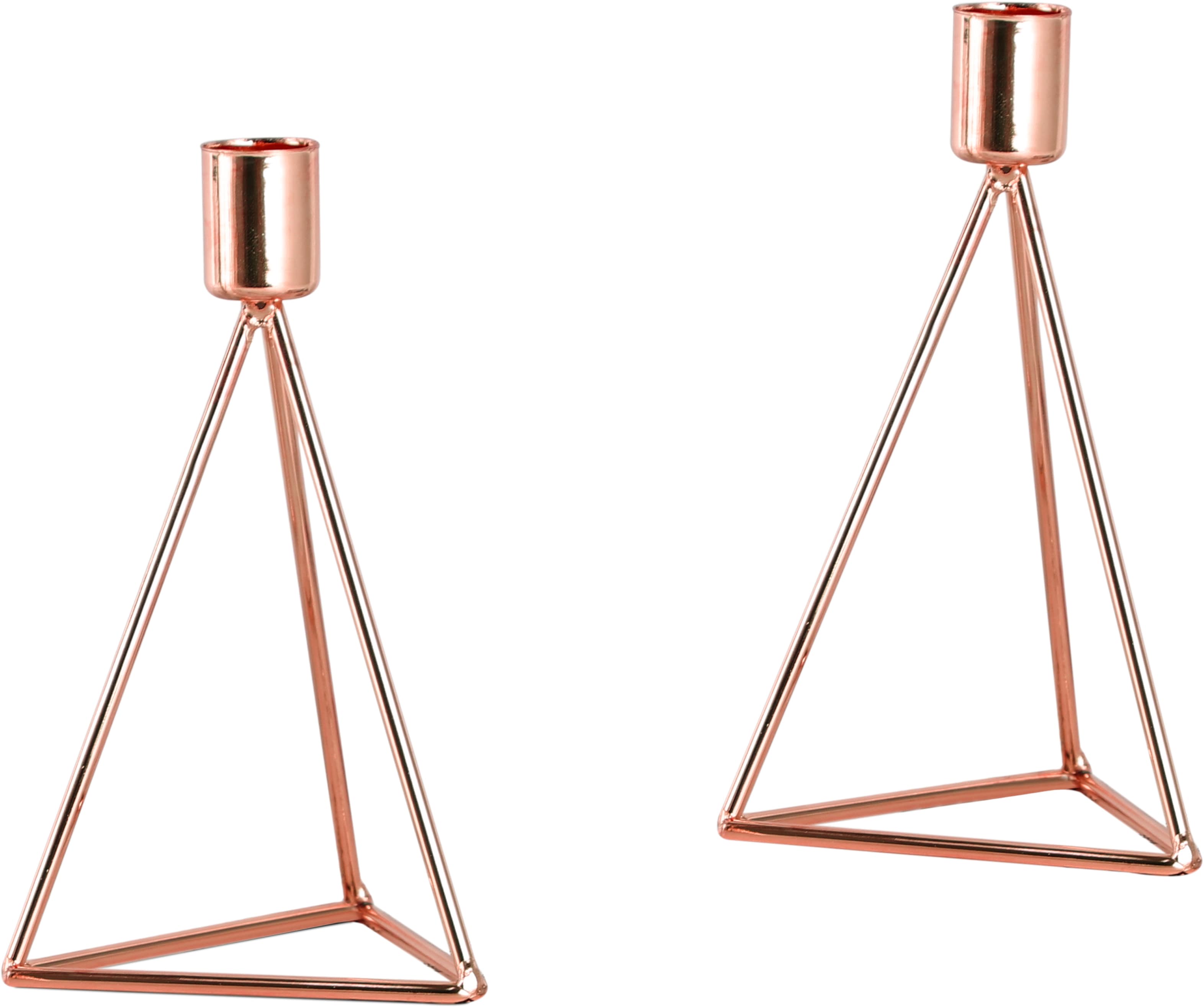 ECHTWERK "Modern Small, Weihnachtsdeko" moderner Kerzenhalter aus Eisen, Kerzenständer, Höhe ca. 16,5 cm