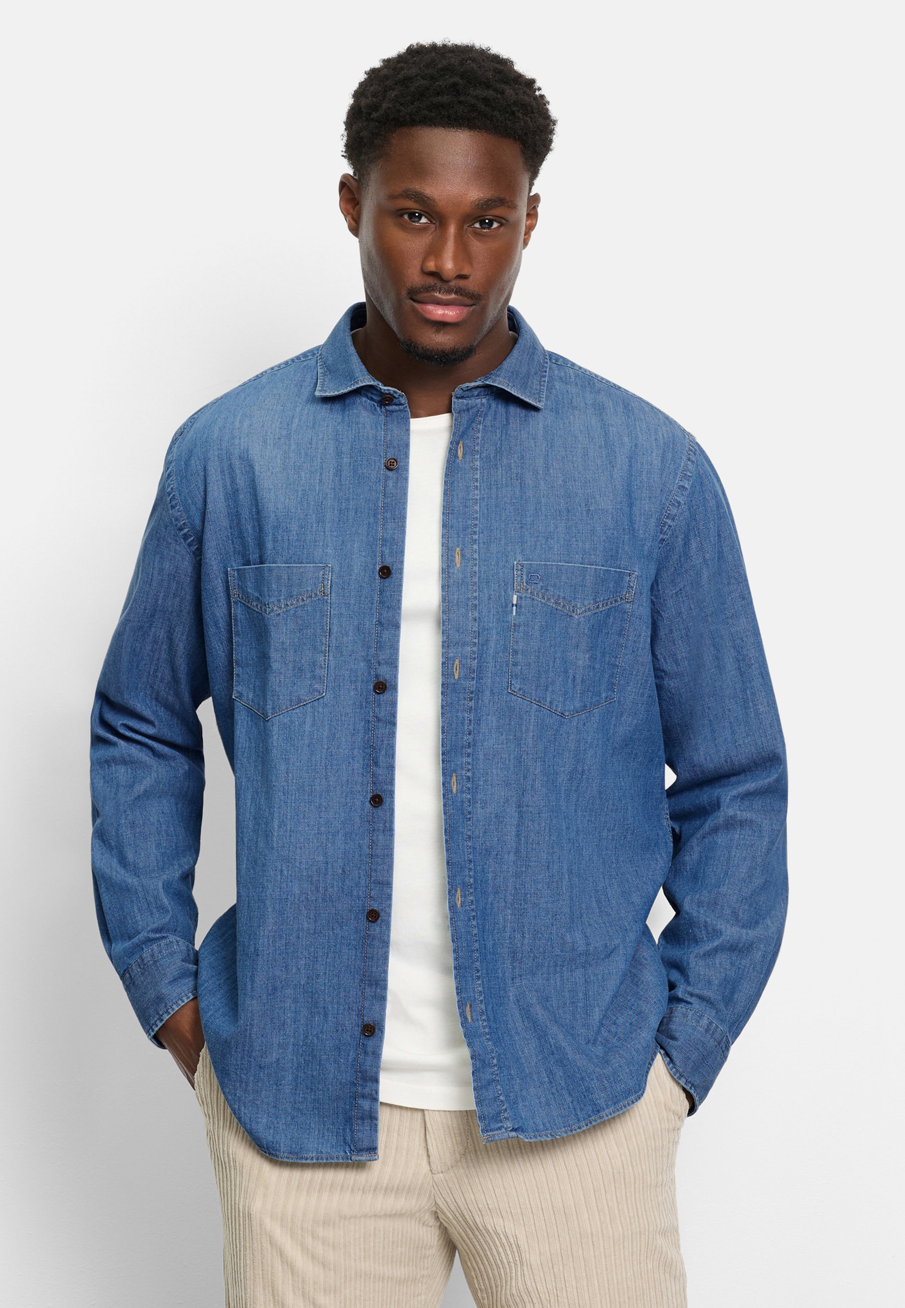 OLYMP Langarmhemd "OLYMP Casual, regular fit, Kent" günstig online kaufen