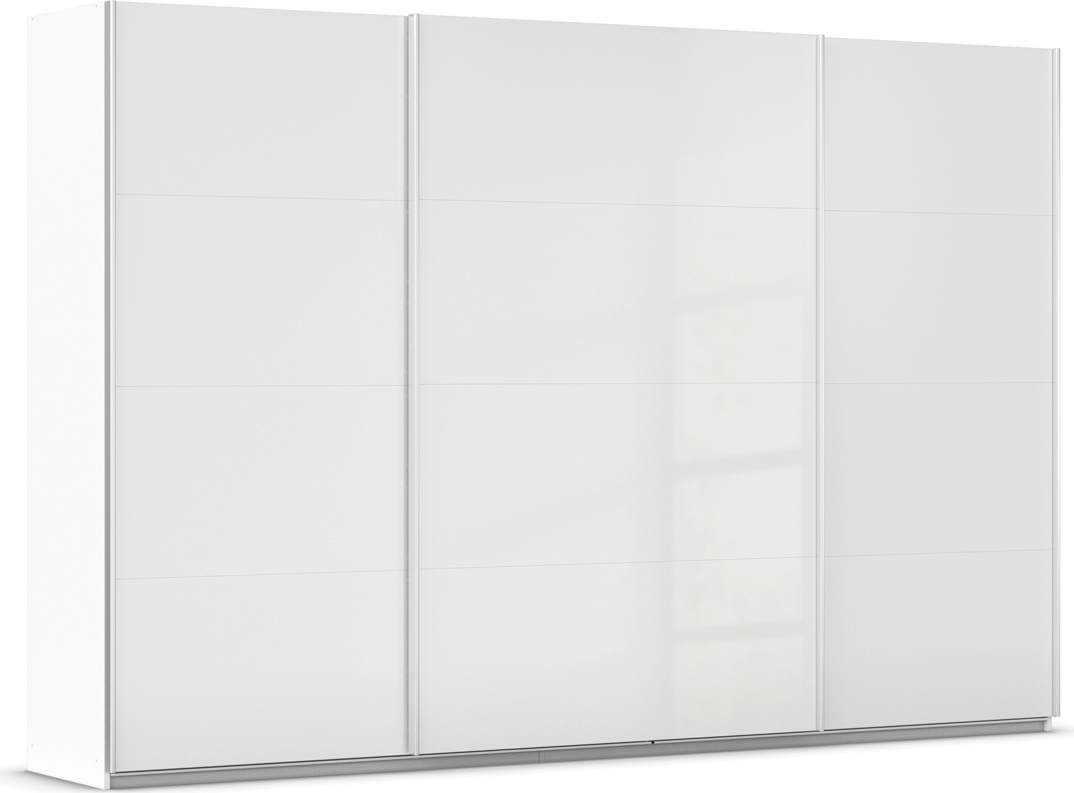 OTTO home Schwebetürenschrank "Kleiderschrank Schrank Garderobe AGORDO mit Dekor- oder Hochglanzfront" Breiten 203/271/315/360 cm in drei Griff-Farben - NEU: Farbe SCHWARZ, in 4 Breiten und 2 Höhen MADE IN GERMANY