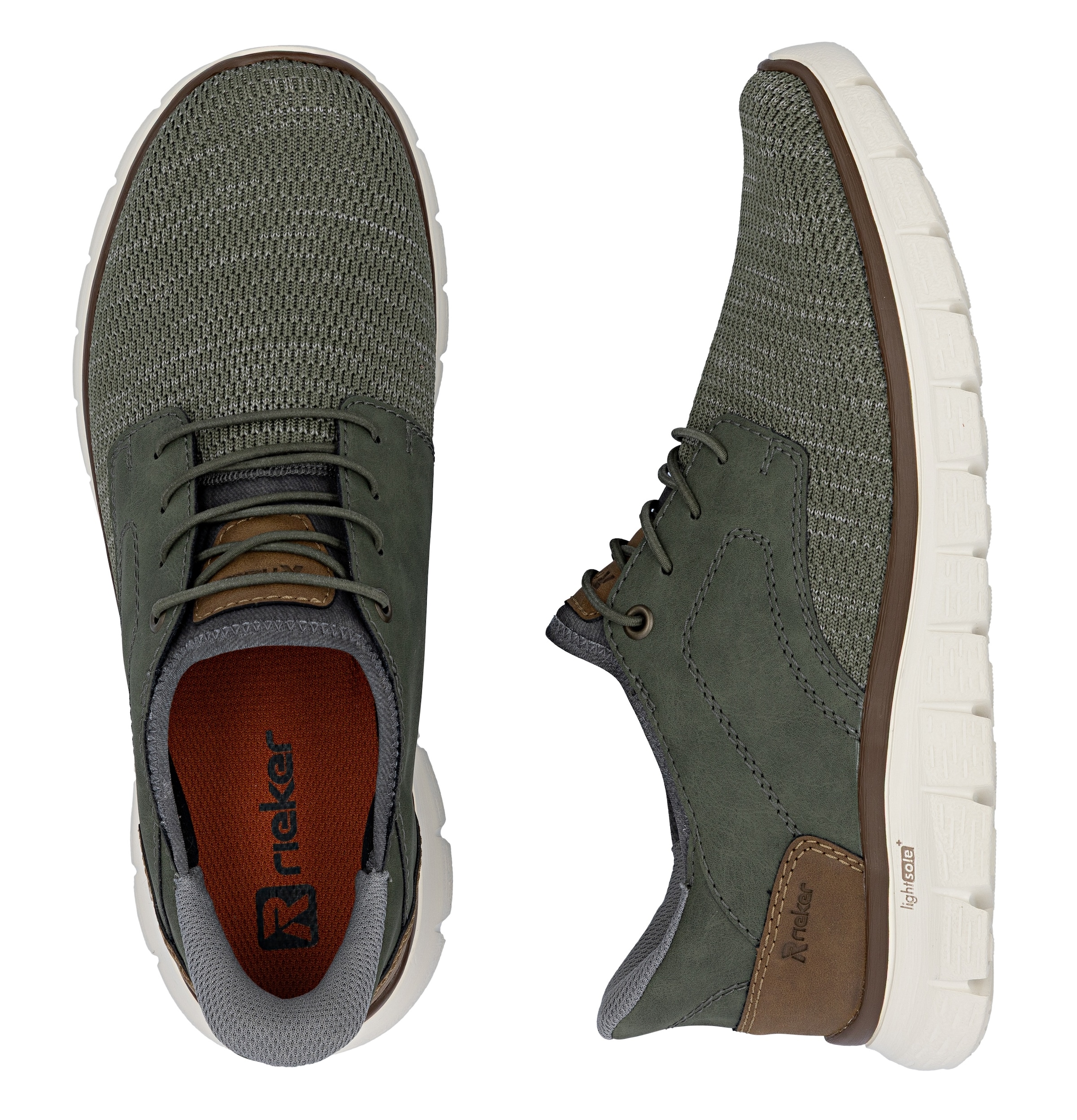 Rieker Slip-On Sneaker  , Freizeitschuh, Halbschuh, Schlupfschuh, gepolsterter Fersenabschluss