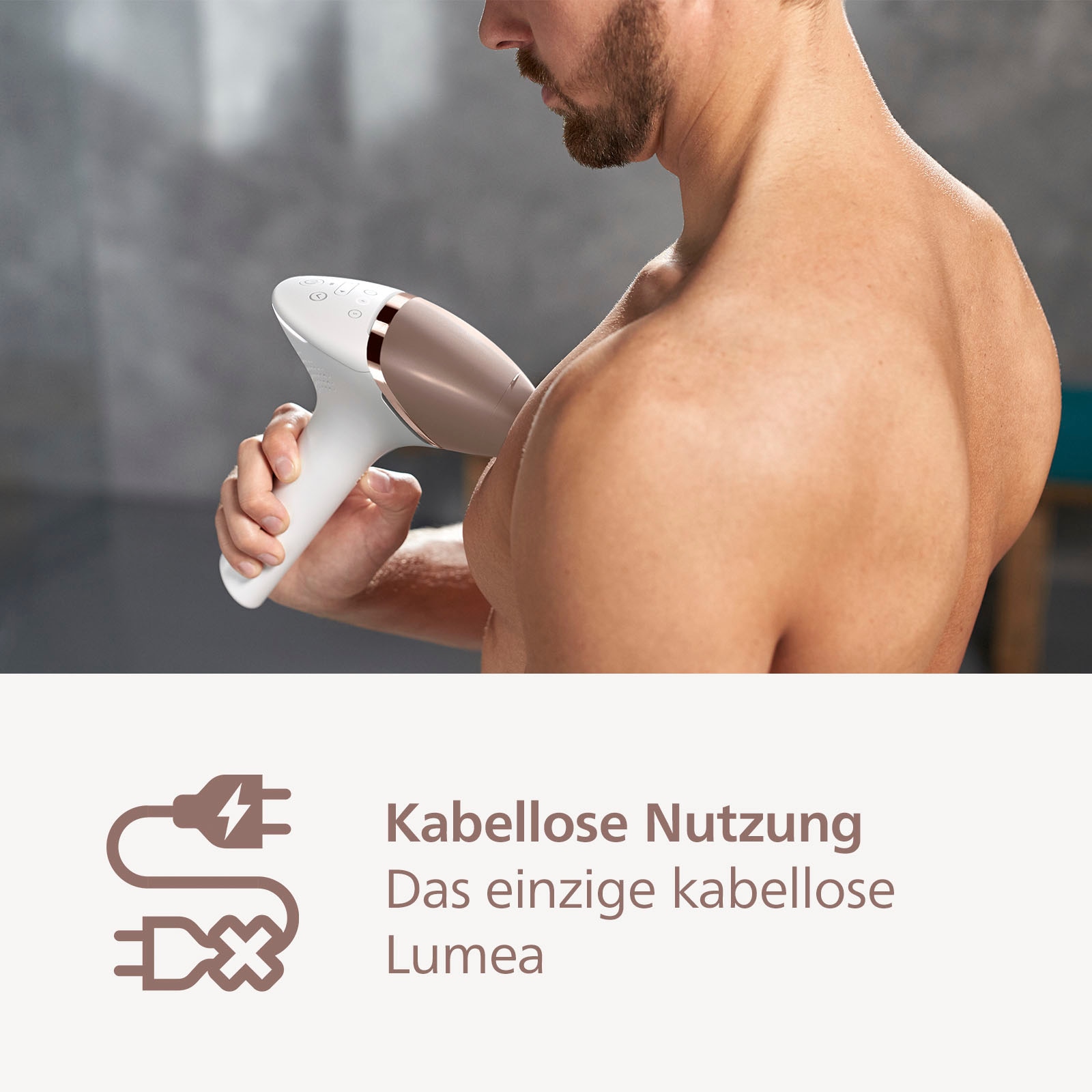 Philips IPL-Haarentferner »Lumea S9000 BRI955/00«, 450.000 Lichtimpulse, 3 Aufsätze (Körper, Gesicht und Präzisionsaufsatz), kabellos