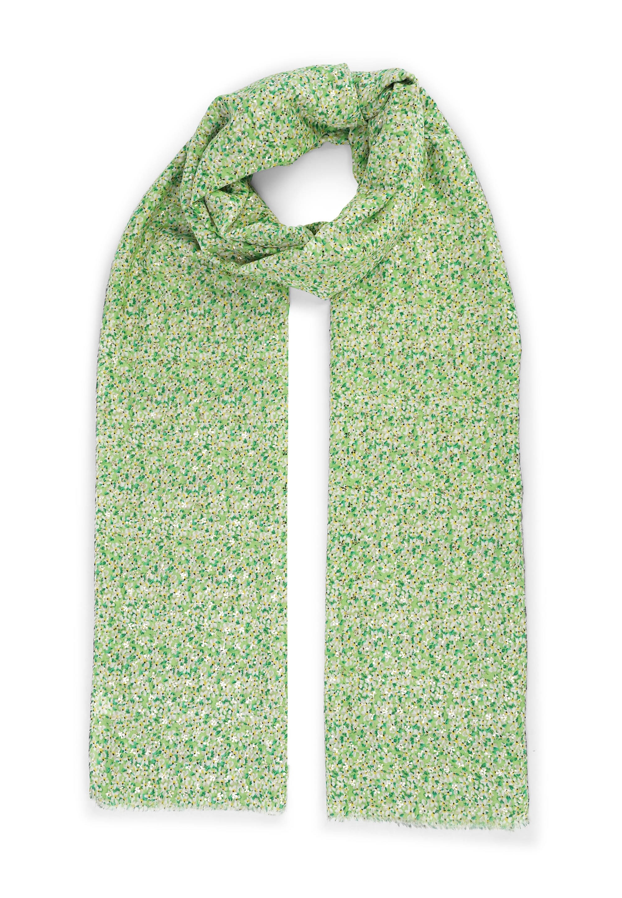 Harpa "PEPPER" mit floralem Allover-Print und Metallic-Effekt