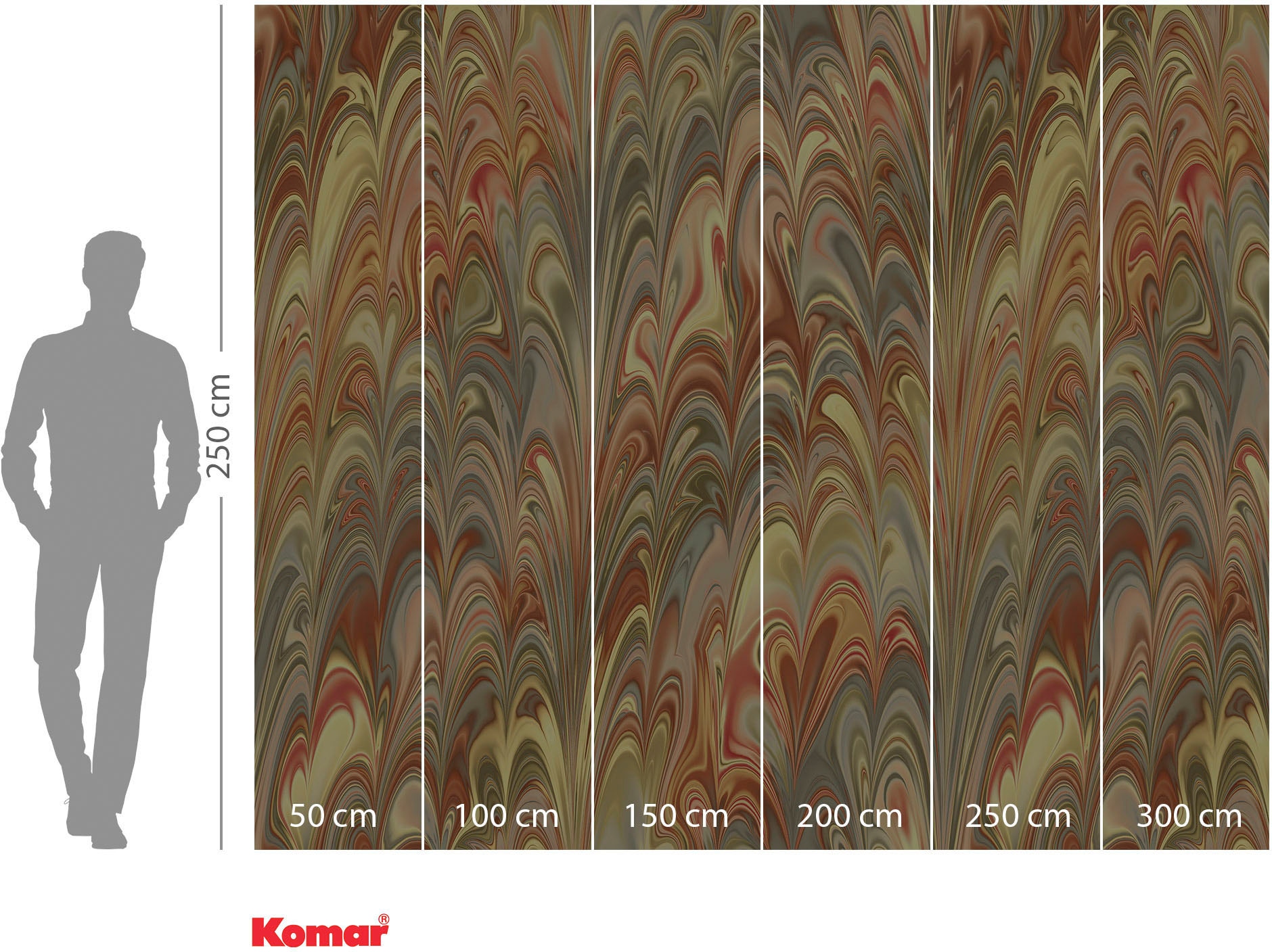 Komar Vliestapete »Digitaldruck Vlies - Club Circles - Größe 300 x 250 cm«, bedruckt, Wohnzimmer, Schlafzimmer