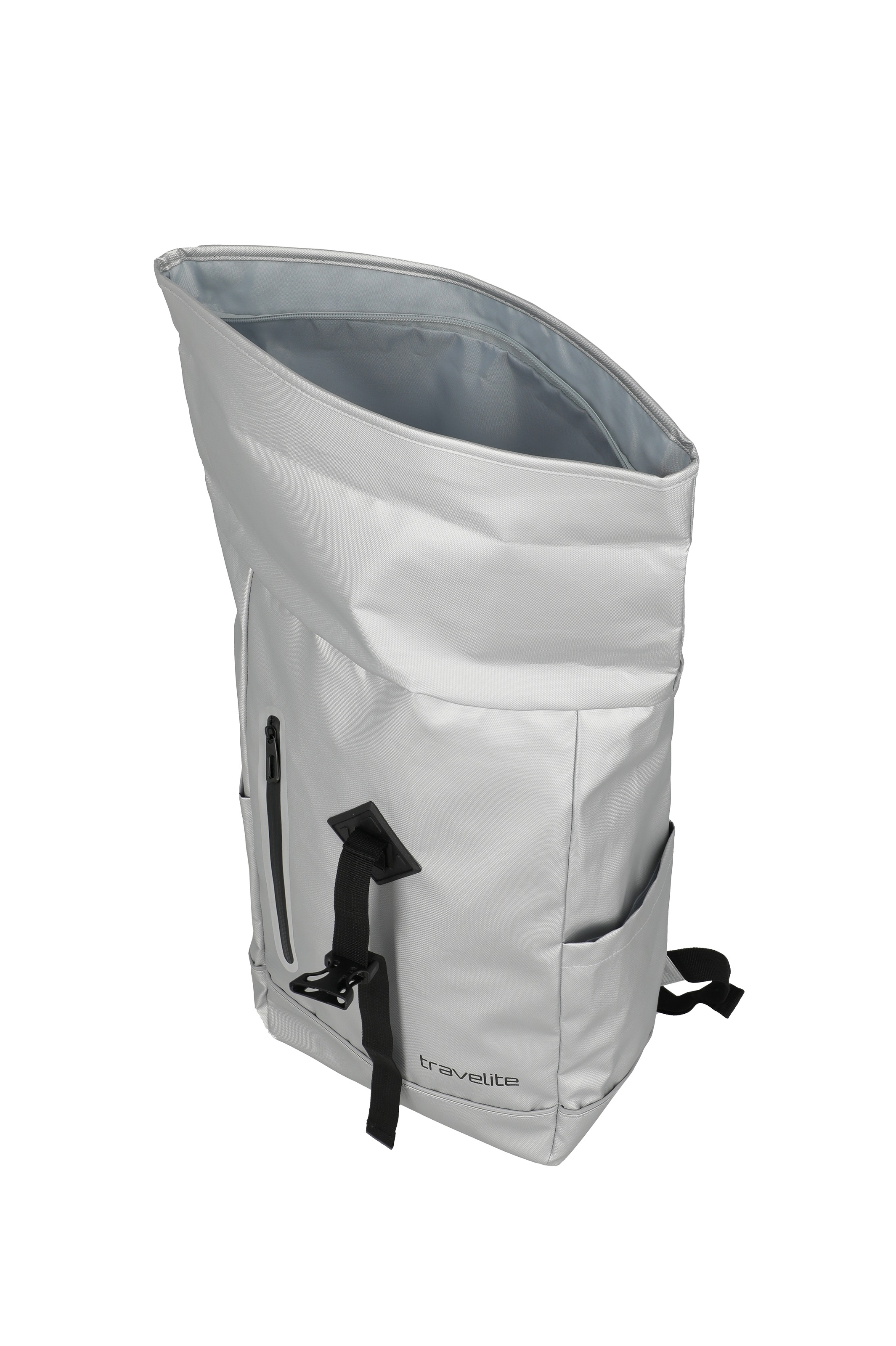 travelite Freizeitrucksack »BASICS Roll-Up Rucksack aus Plane« mit variablem Roll-Up-Verschluss