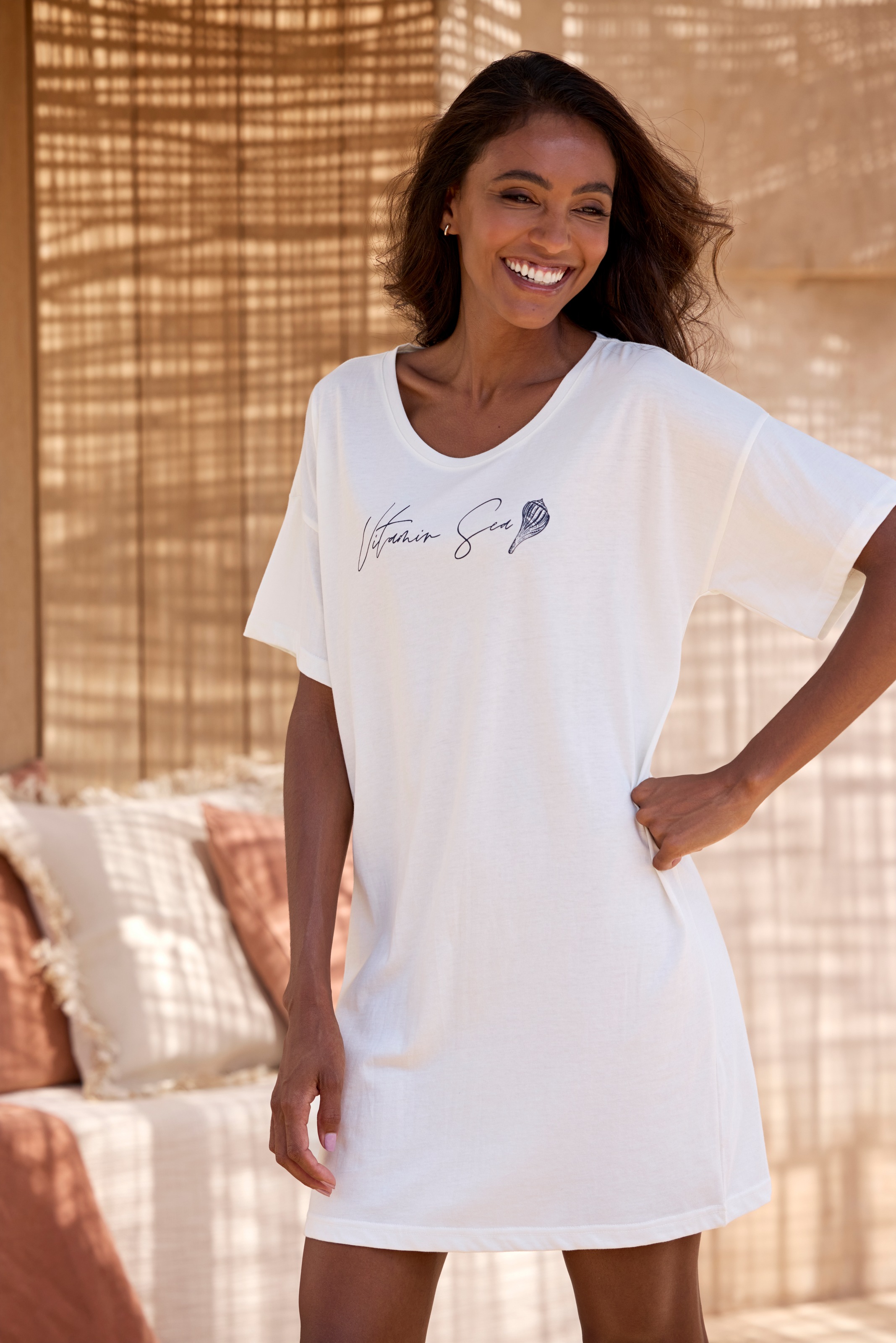 Thumbnail - Vivance Dreams Sleepshirt mit schönem Frontprint