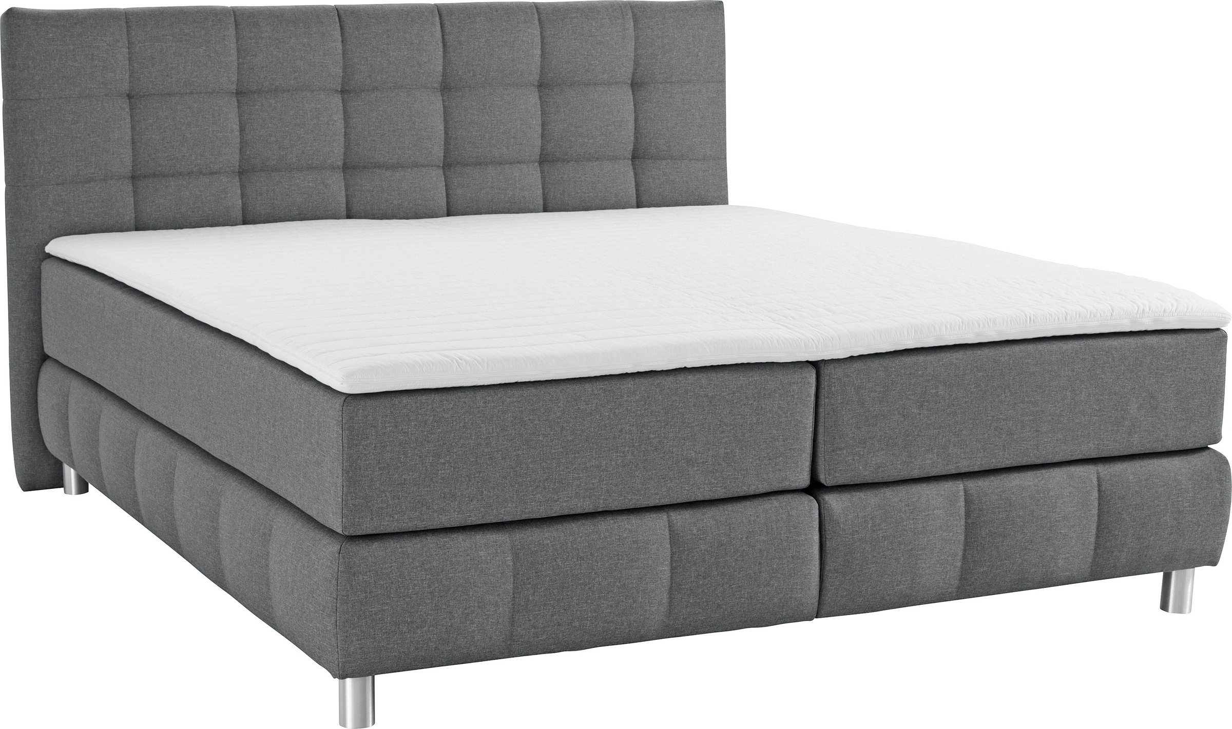 Thumbnail - Home affaire Boxspringbett "Salo" incl. Topper, 6 Breiten, 2 Härtegrade, TFK auch in Härtegrad 4
