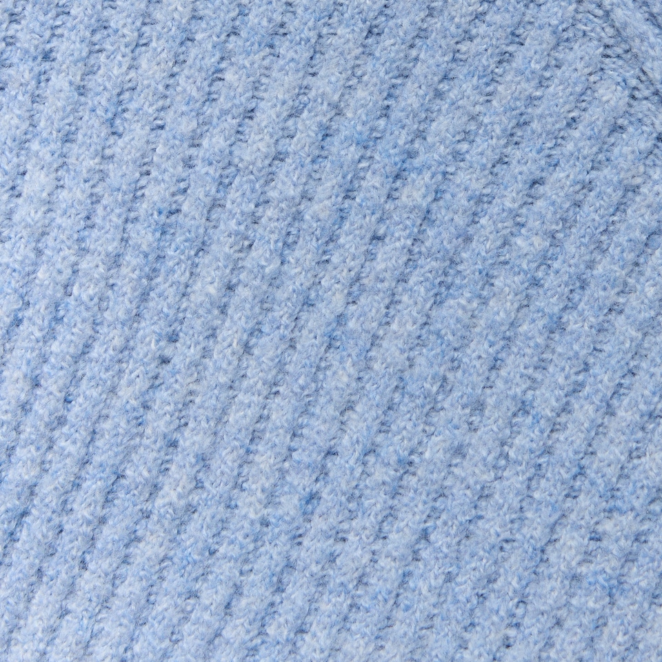 STREET ONE Stehkragenpullover mit Streifen-Struktur