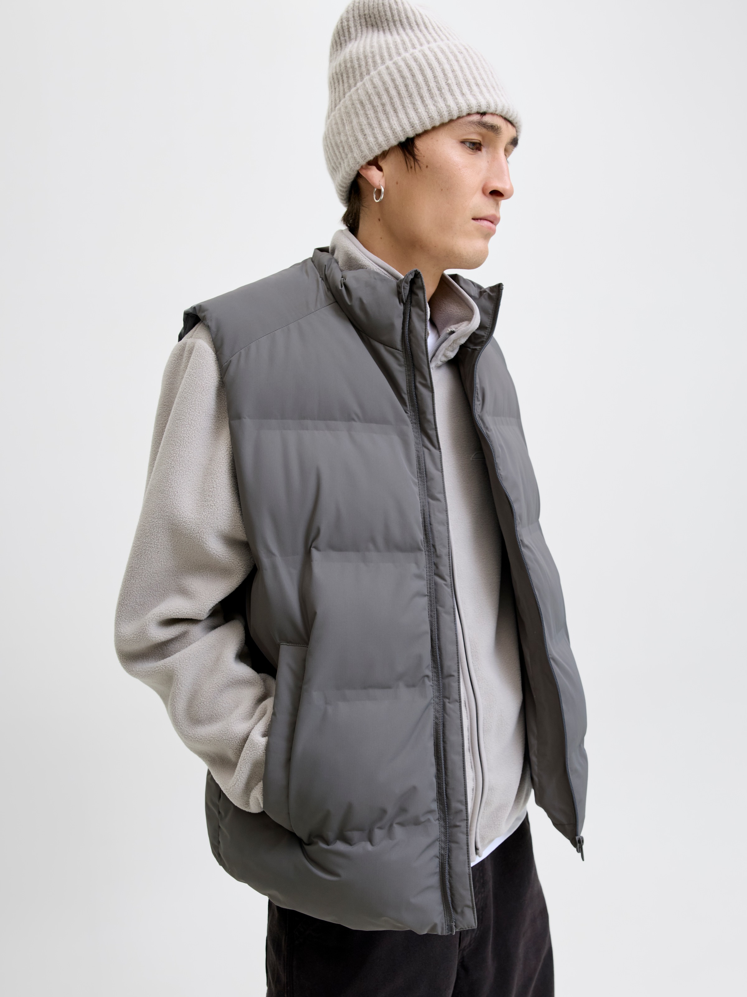 Jack & Jones Steppweste "JJESOHO BODYWARMER COLLAR SN" günstig online kaufen