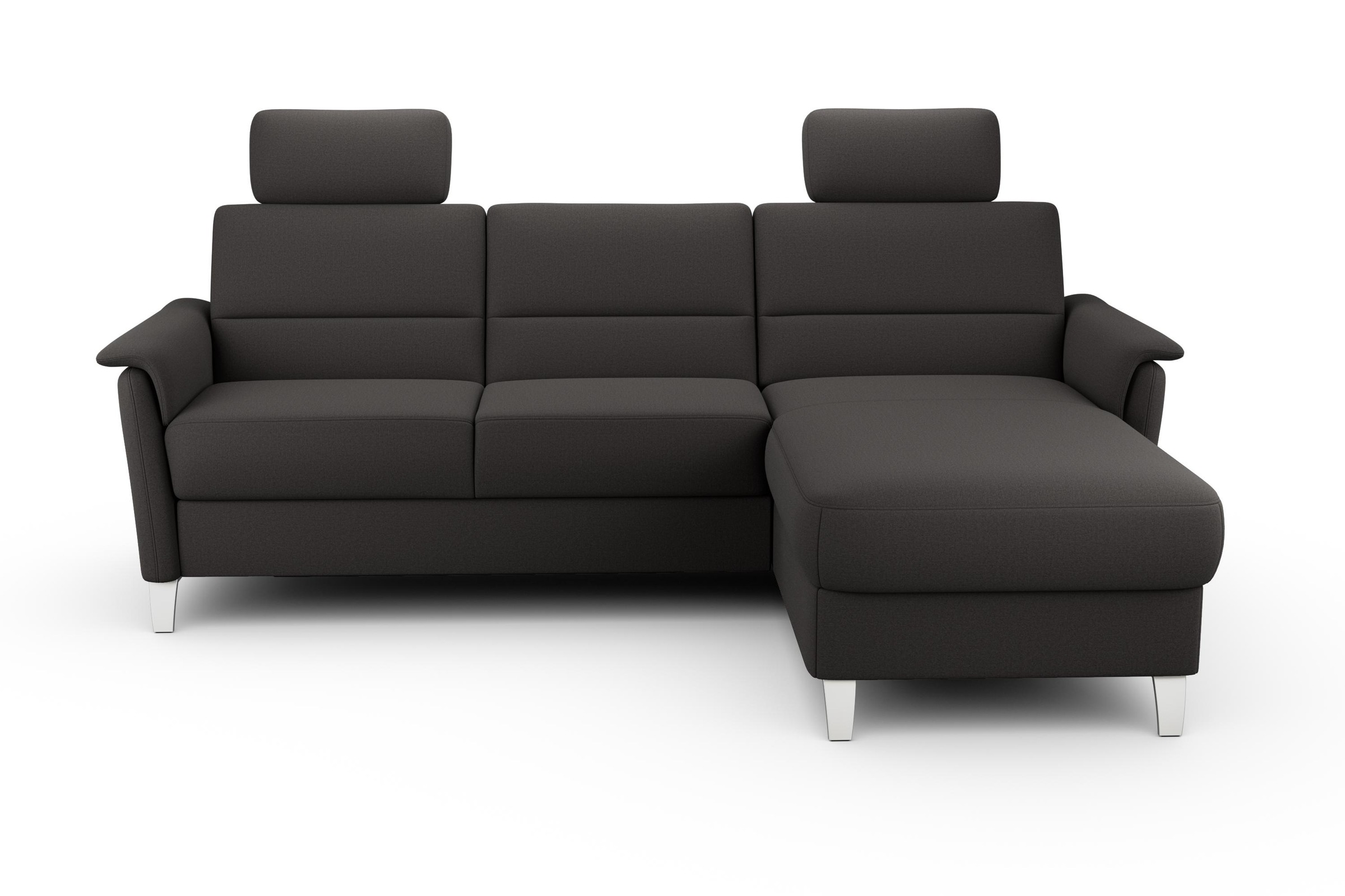 sit&more Ecksofa »Palmera L-Form«, Federkern, wahlweise mit Bettfunktion und mit/ohne Stauraum