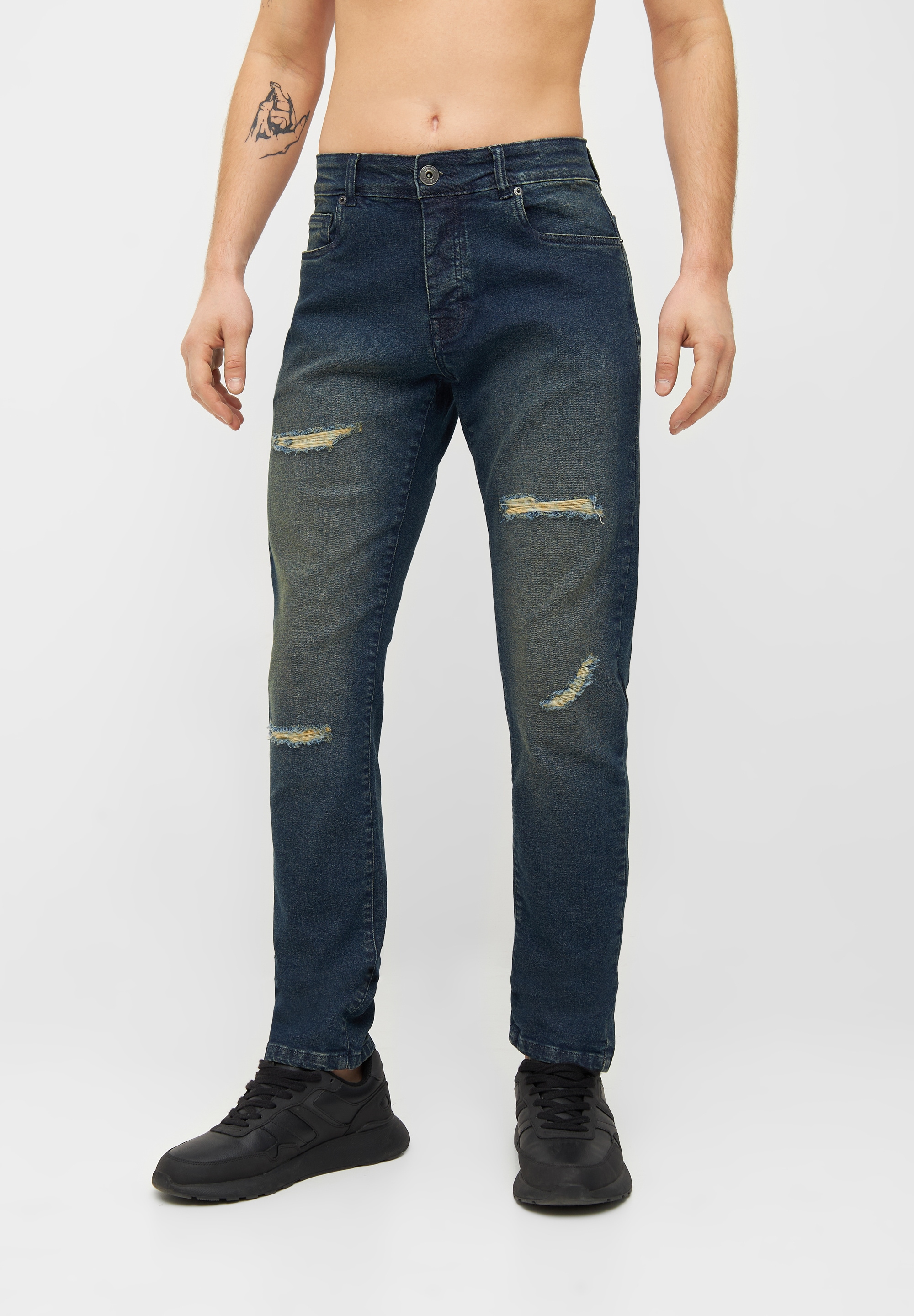 Bench. Slim-fit-Jeans »SLIM«, PU BADGE, Länge 32