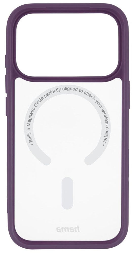 Hama Smartphone-Hülle »Handyhülle für Apple iPhone 17 Pro 18 Pro mit Magnetring« Magnetisch, Farbkontrast, Kamerataste abgedeckt, rutschhemmend