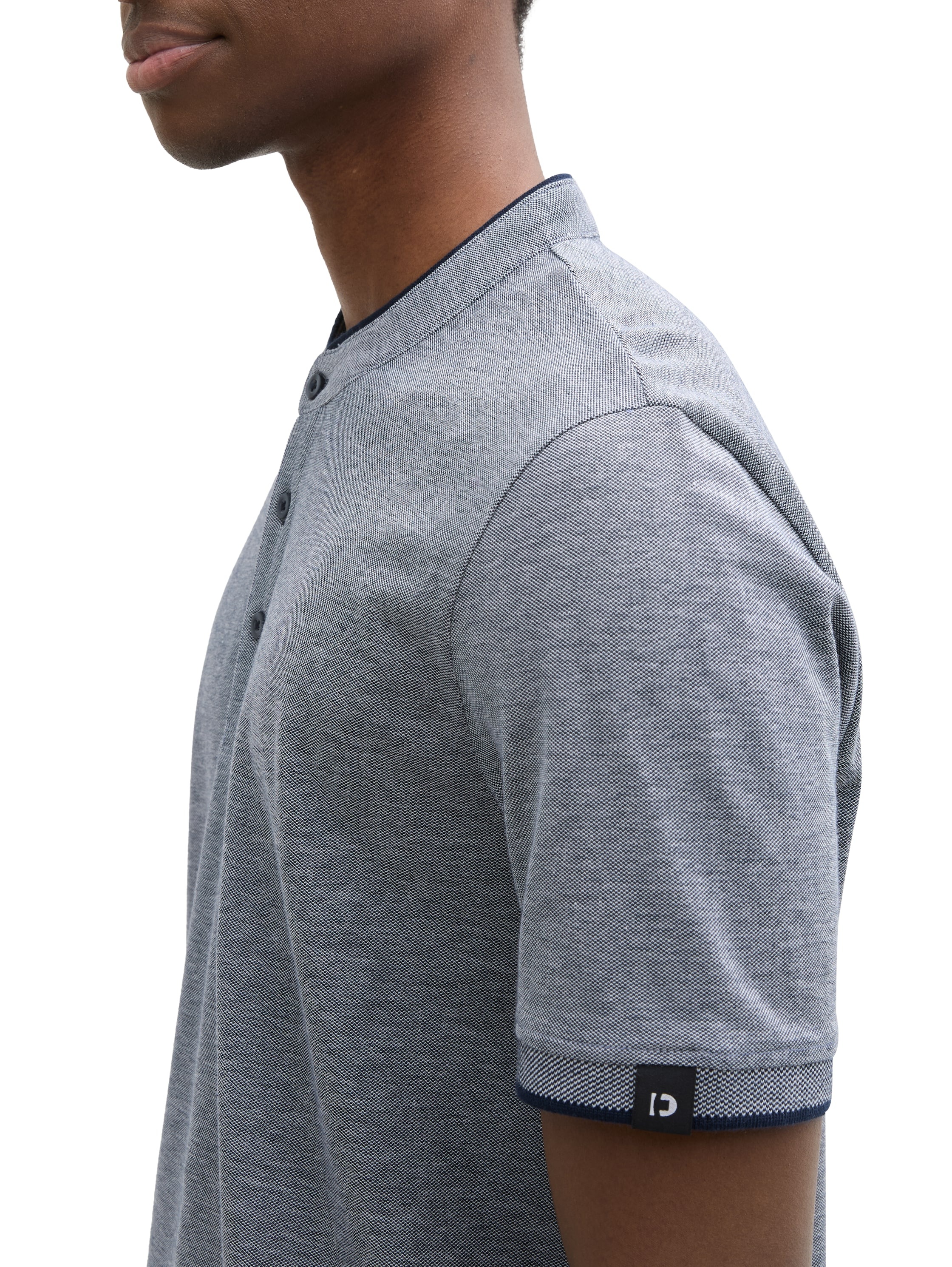 Thumbnail - TOM TAILOR Denim Poloshirt, mit Logo Stickerei