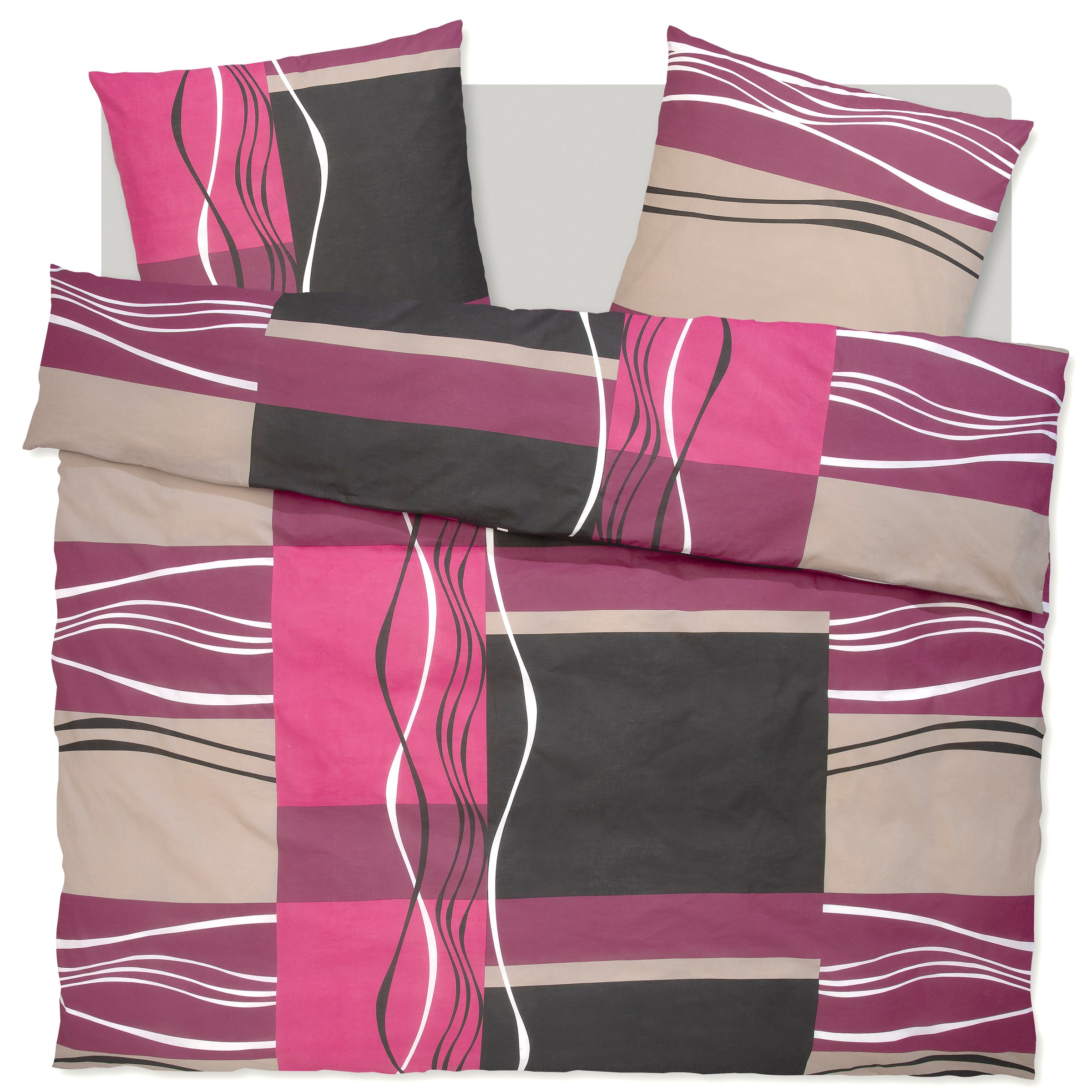 OTTO home Bettwäsche "Kelian" 3 Stk. tlg. in verschiedenen Qualitäten, gemu günstig online kaufen