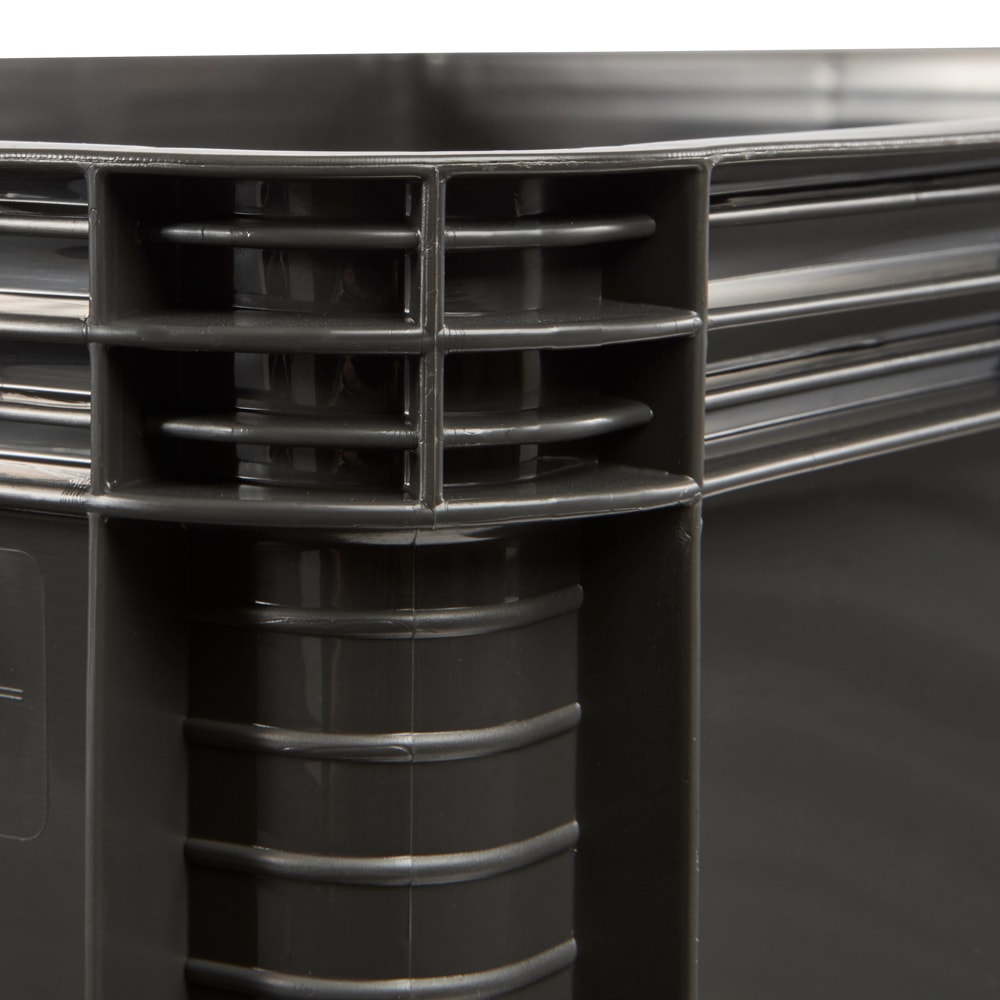 keeeper Transportbehälter »Transportbox robert, 3er Set, 45 L, 60 x 40 x 22 cm« 40 cm breit 22 cm hoch 60 cm lang Set, 3 Stk. tlg. säure- und laugenbeständig, 60 kg Tragkraft