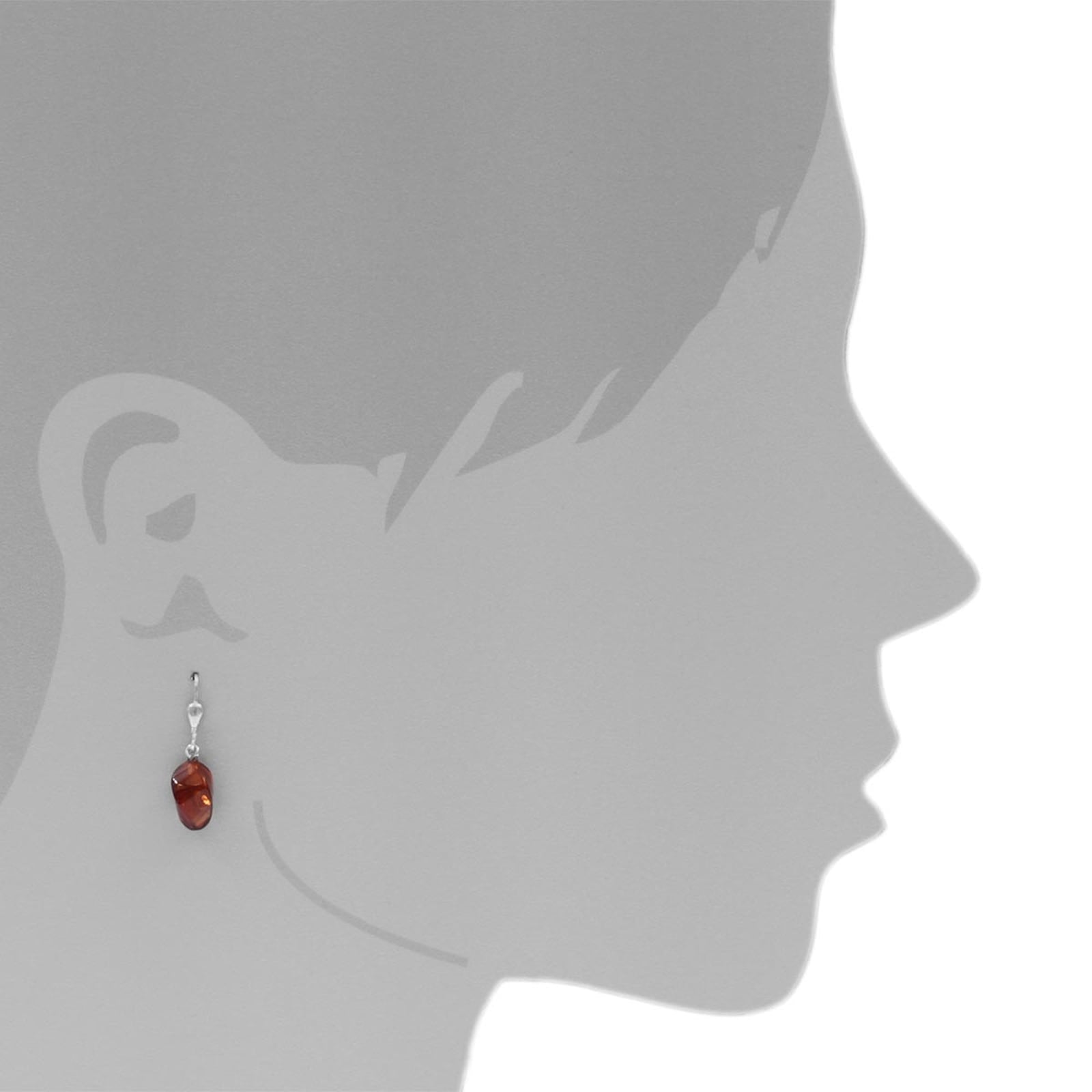 OSTSEE-SCHMUCK Paar Ohrhänger »- Klassisch 15x6 mm - Silber 925/000 - Bernstein«