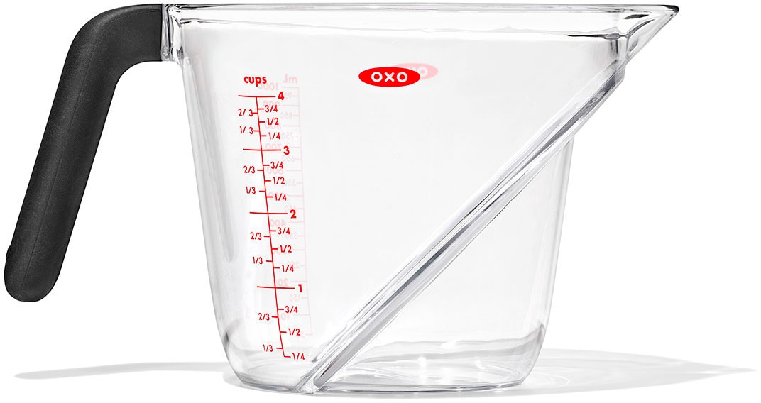 OXO Good Grips Messbecher, Kunststoff, 1 Liter, abgewinkelt