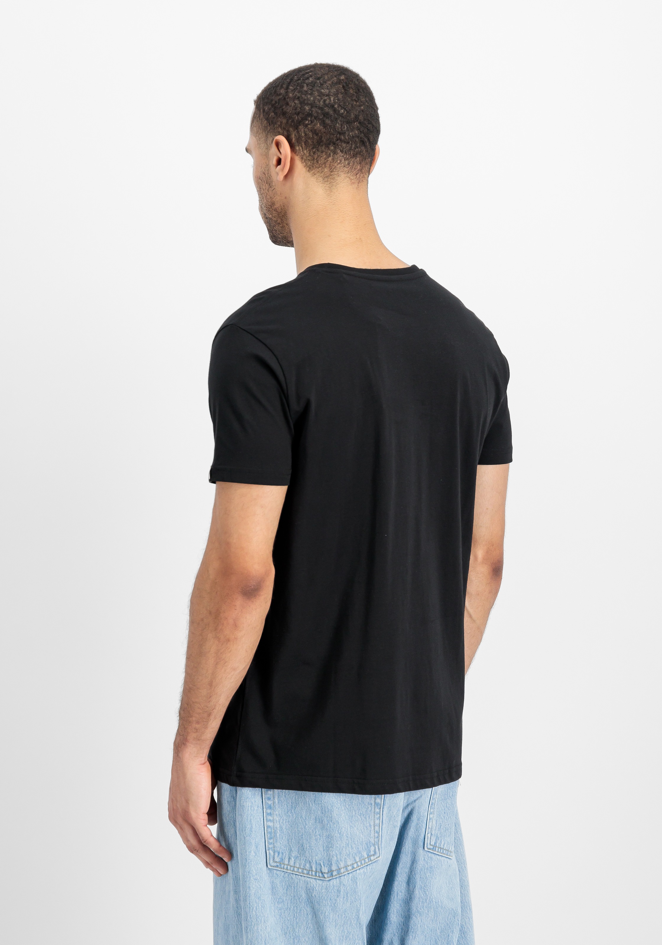 Thumbnail - Alpha Industries Rundhalsshirt "Label T 2 Pack" Packung, 2er-Pack, 2 Stk.