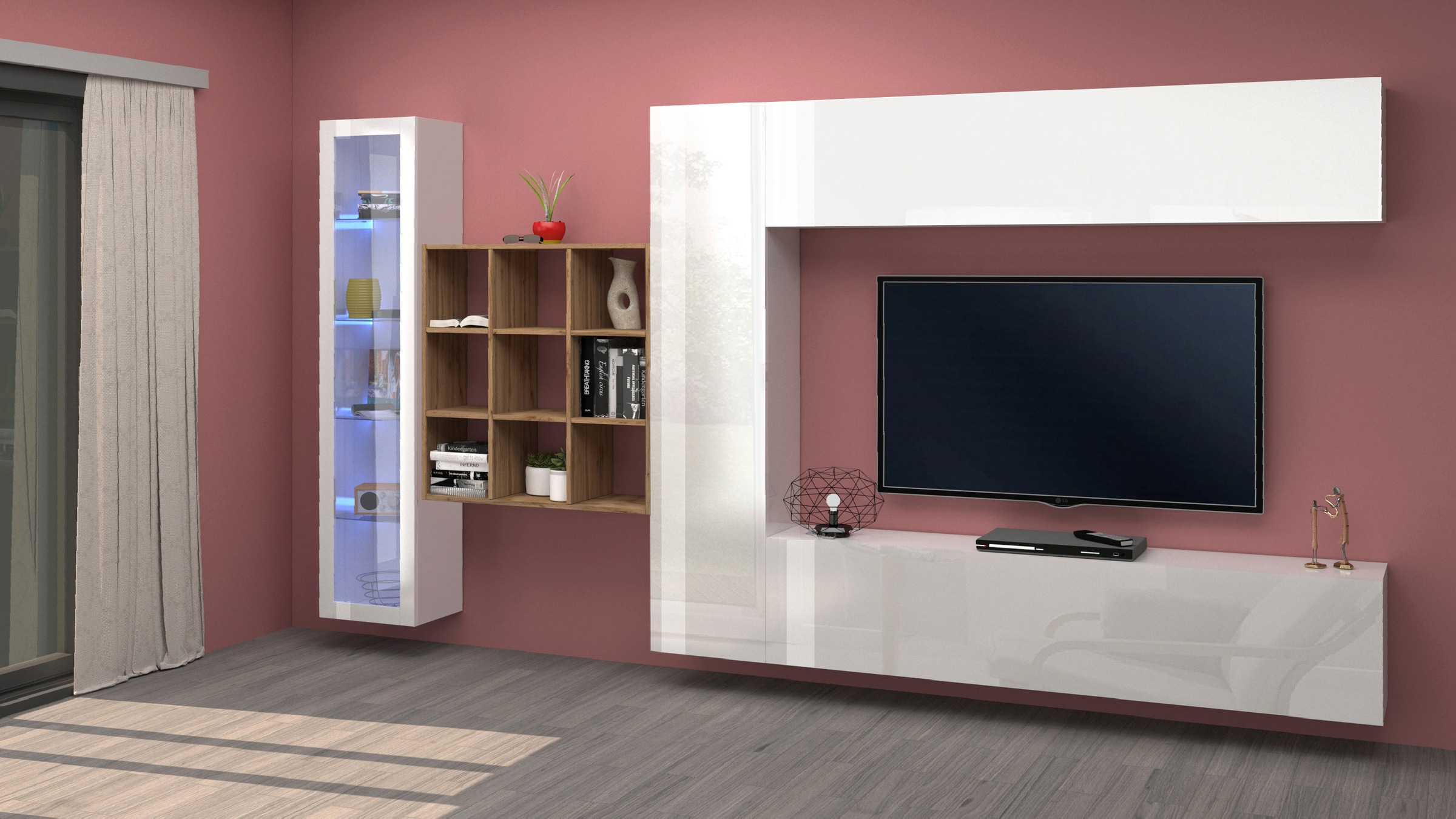 Home affaire Wohnwand "Maruska" 1 Stk. tlg. günstig online kaufen