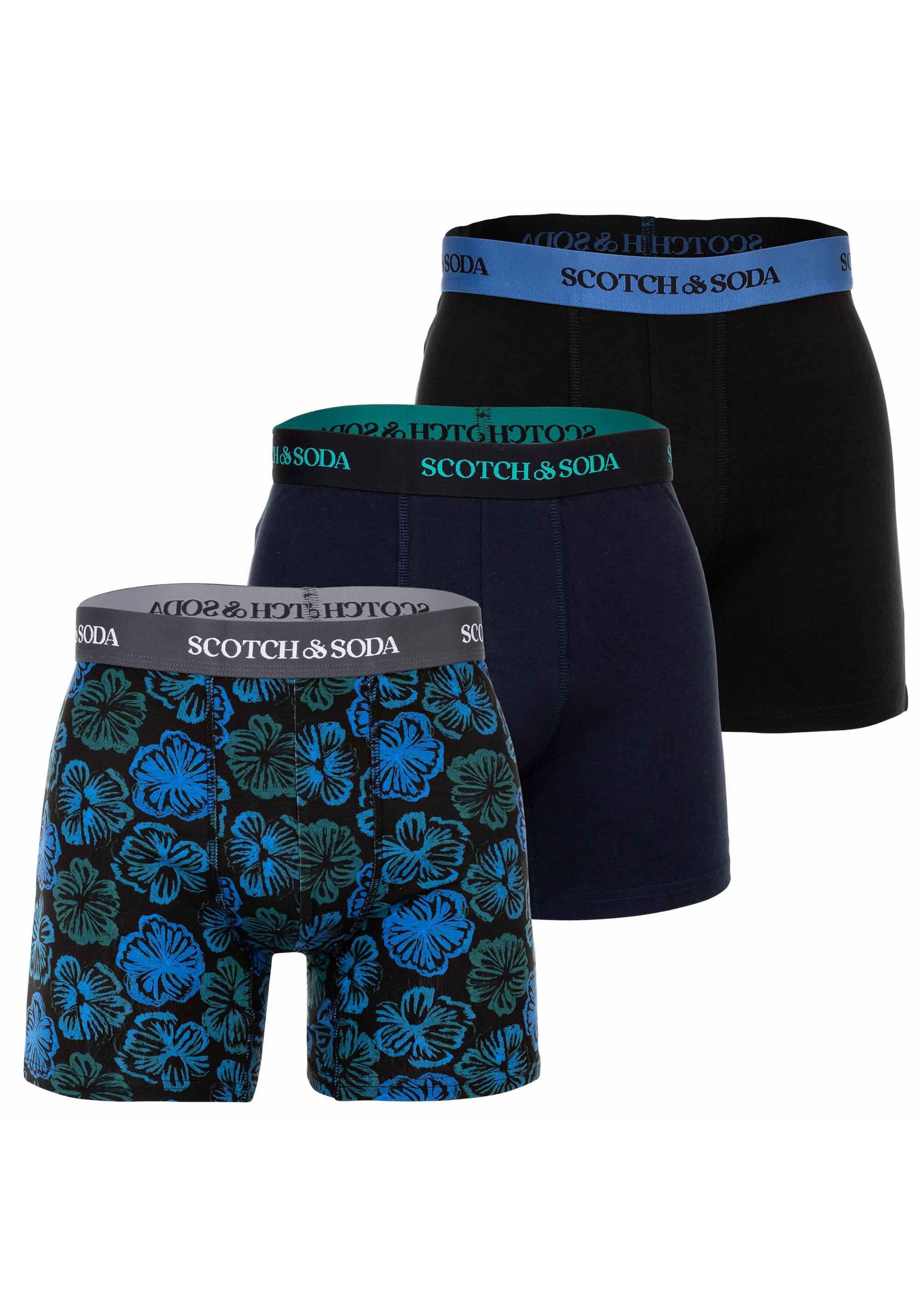 Scotch & Soda Boxershorts "Boxershort Cotton Stretch Boxer 3er Pack" günstig online kaufen